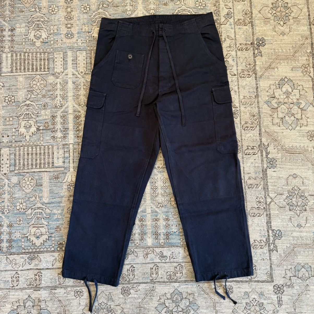 SMOCK Sei Cargo Pant in Flat Corduroy - Faded Black Size US 32 / EU 48 - 1 Thumbnail