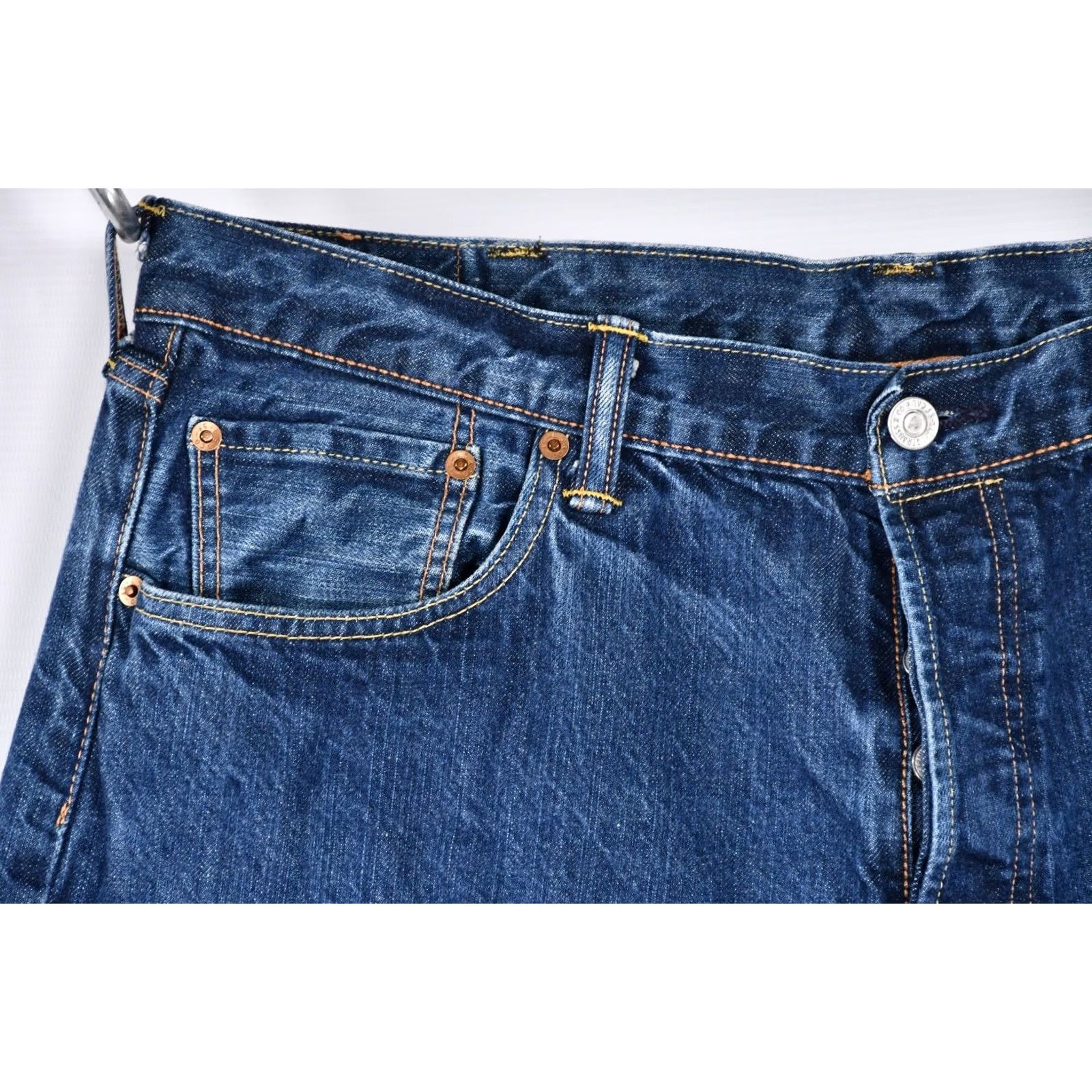 Levi's LEVI'S 501 Jeans Men W40/L32 Straight Denim Blue Cotton Regular Classic 00501-0162 Vintage-Yes? 501 Series 00501-0162 Size US 40 / EU 56 - 4 Thumbnail