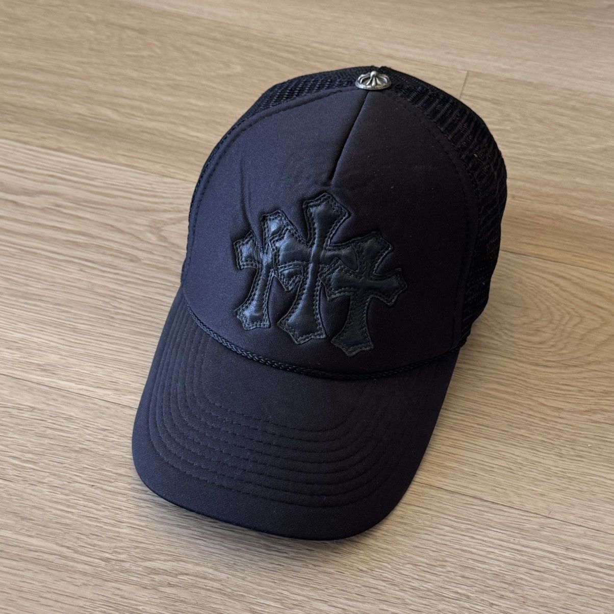 Chrome Hearts Chrome Heart Triple Leather Cross Patch