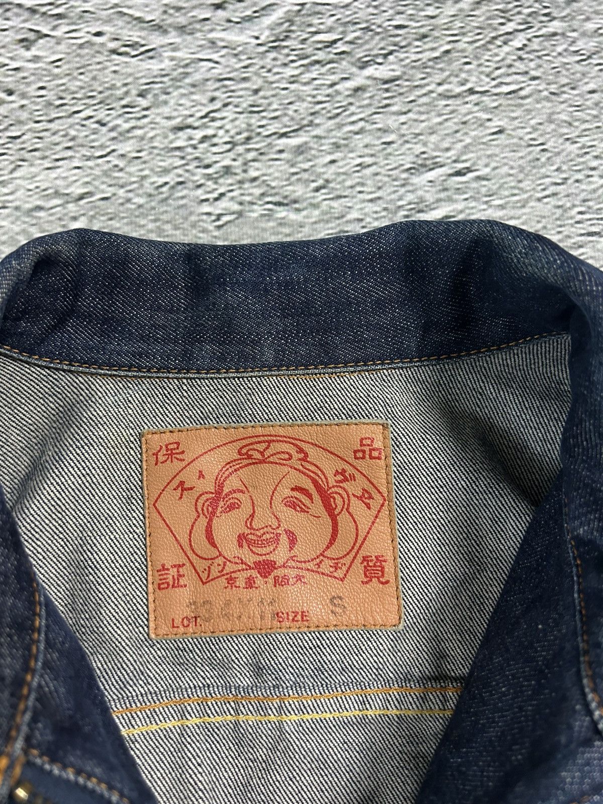 Evisu Evisu Japan vintage denim jacket white seagulls navy blue Size US S / EU 44-46 / 1 - 5 Thumbnail