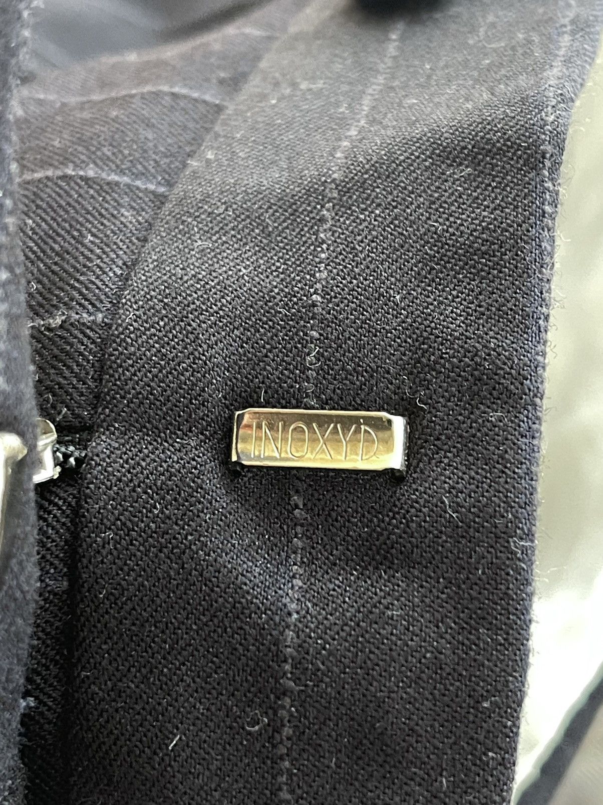 Hugo Boss BOSS Wool Pinstripe Suit 80s Double Breasted Blazer Trousers Size 38R - 15 Thumbnail