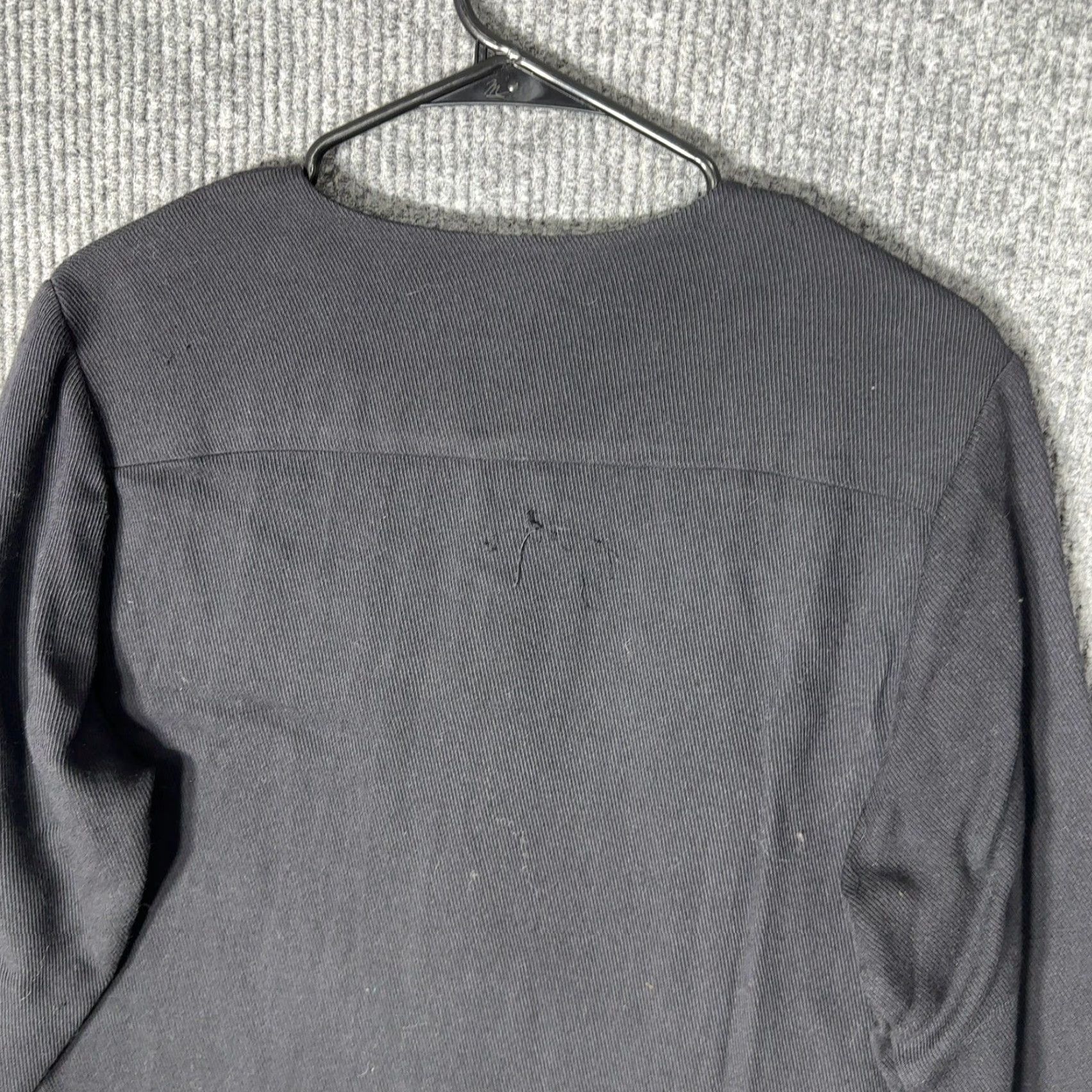 Eileen Fisher Eileen Fisher Cardigan Womens S Black Button Ribbed Wool Blend Minimalist Size S / US 4 / IT 40 - 2 Thumbnail