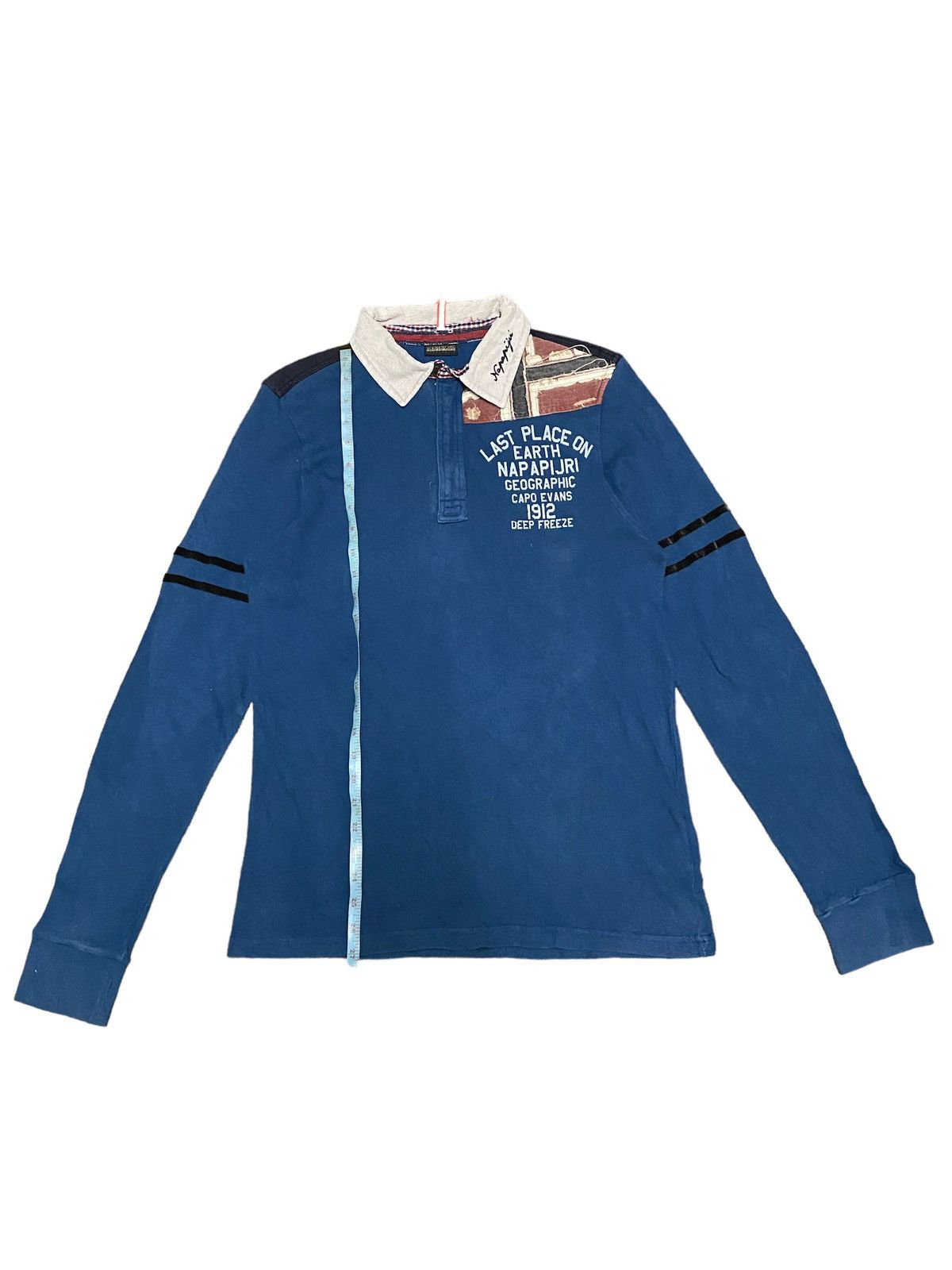 Napapijri Vintage Napapijri Geographic Longsleeve Shirt Size US S / EU 44-46 / 1 - 10 Thumbnail