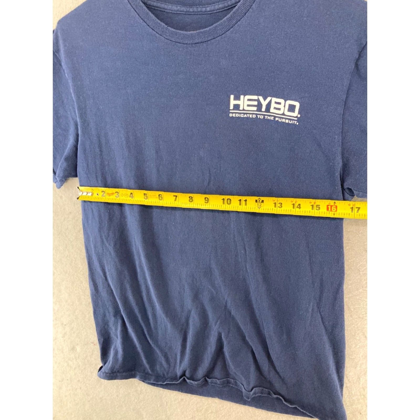 Vintage HeyBo Mens TShirt Medium Blue Outdoor Logo Hunting Shirt/Mens/Medium/Blue Logo Graphic Print Cotton Knit Crew Neck Short Sleeve BuyNow Size US M / EU 48-50 / 2 - 2 Thumbnail