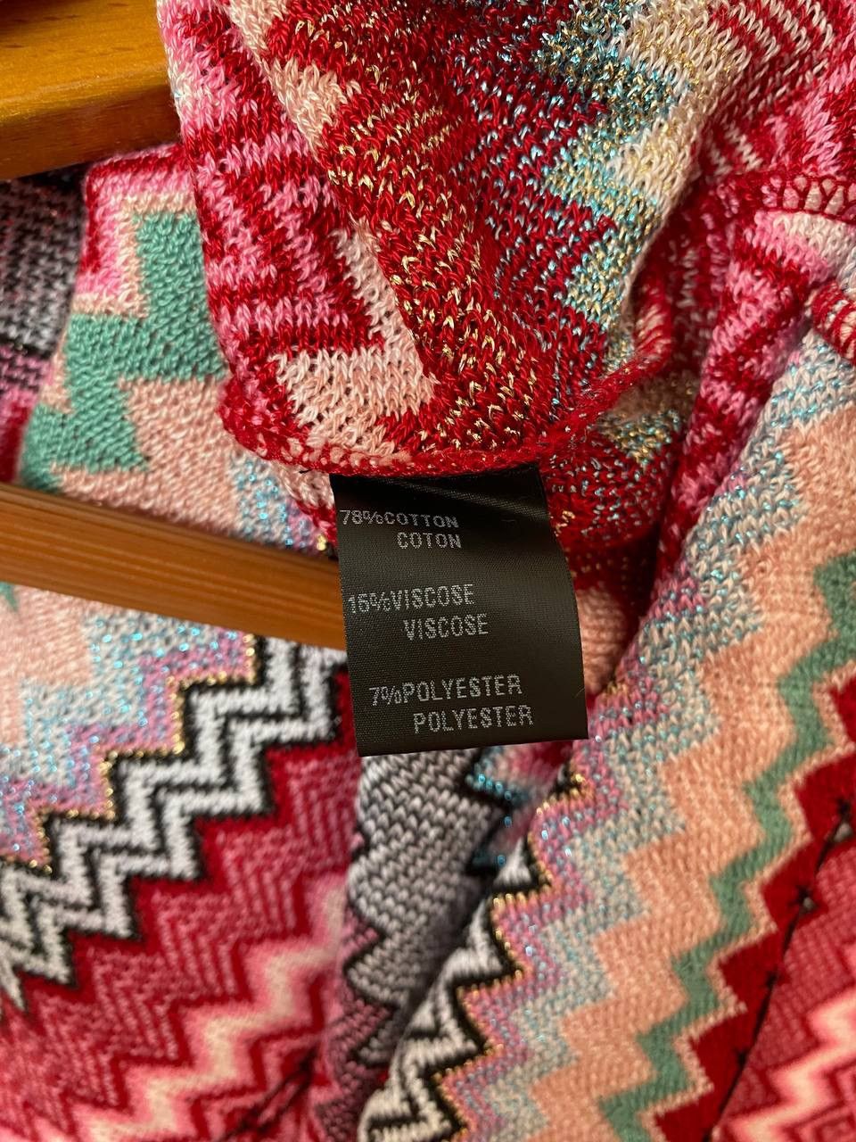 Missoni Missoni Fringe Zigzag Crop Poncho Size ONE SIZE - 8 Thumbnail