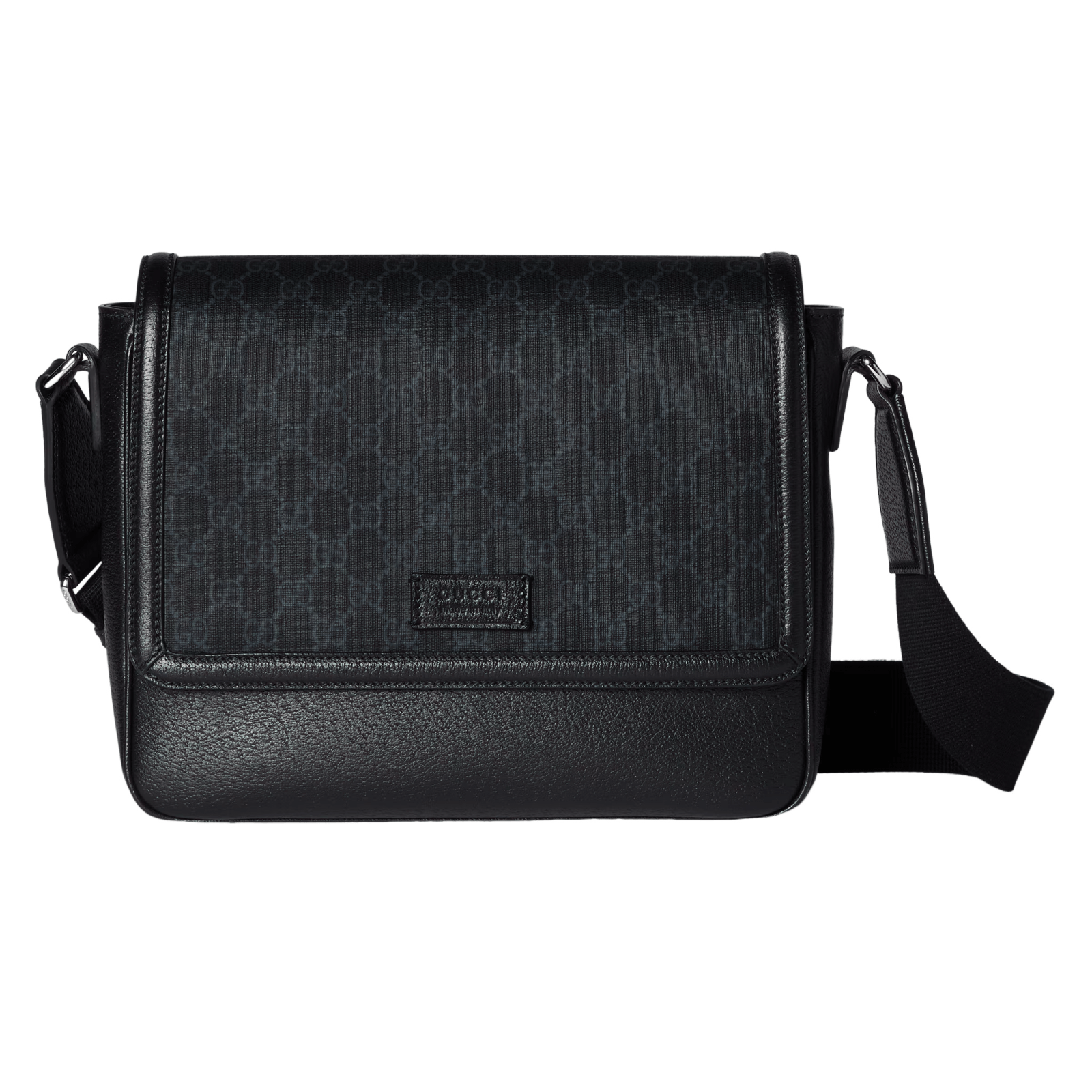 Gucci GUCCI GG Medium Black Canvas Crossbody New Auth Size ONE SIZE - 5 Thumbnail