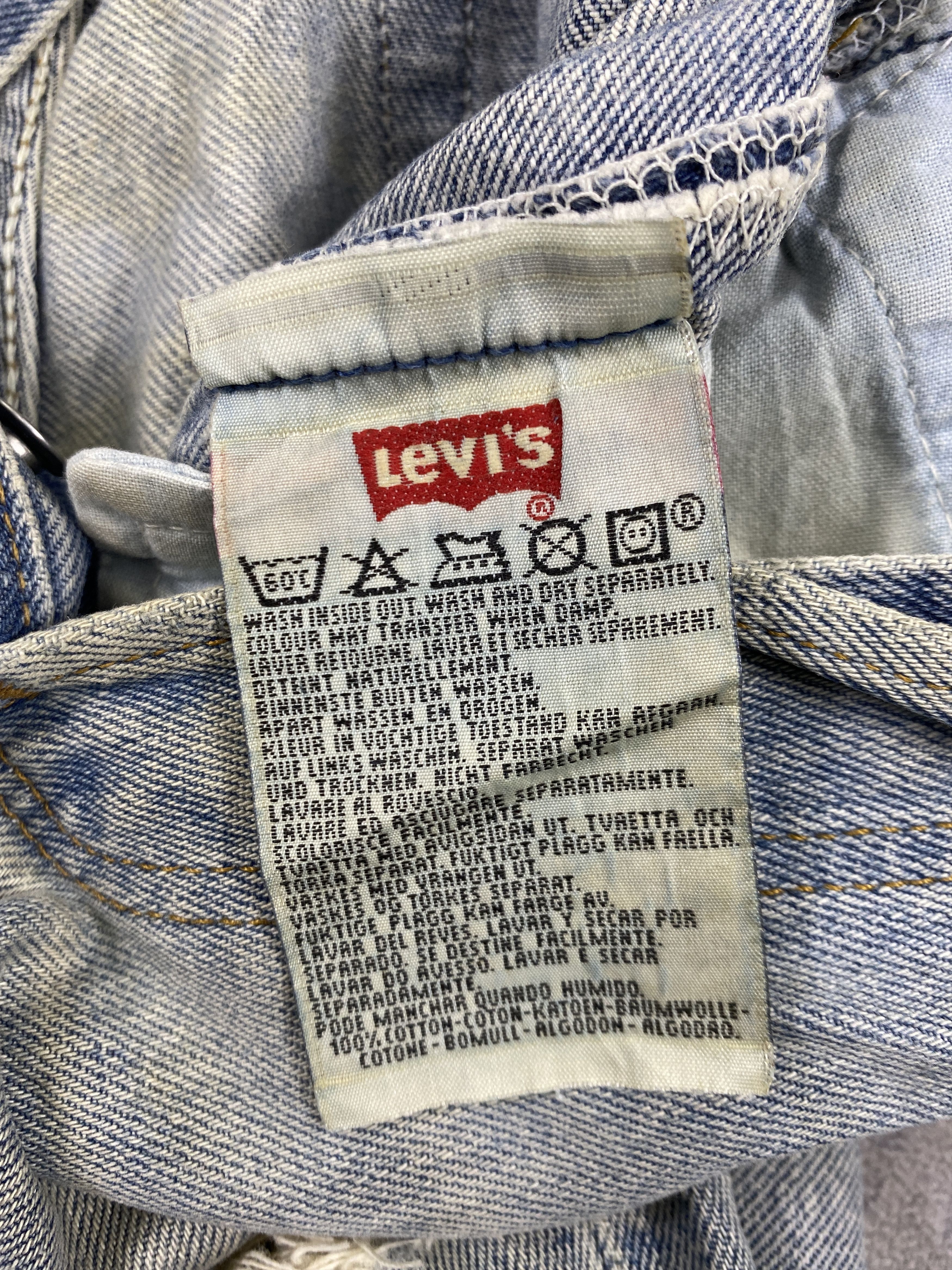 Levi's Distressed Blue Vintage 501 Levi's Jeans 31x33 Denim JN3457 Size US 31 - 9 Thumbnail