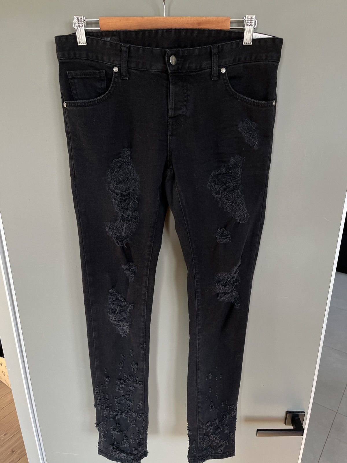 La Haine Inside Us La Haine Inside Us Distressed Avant Garde Denim Jeans Size US 28 / EU 44 - 2 Thumbnail