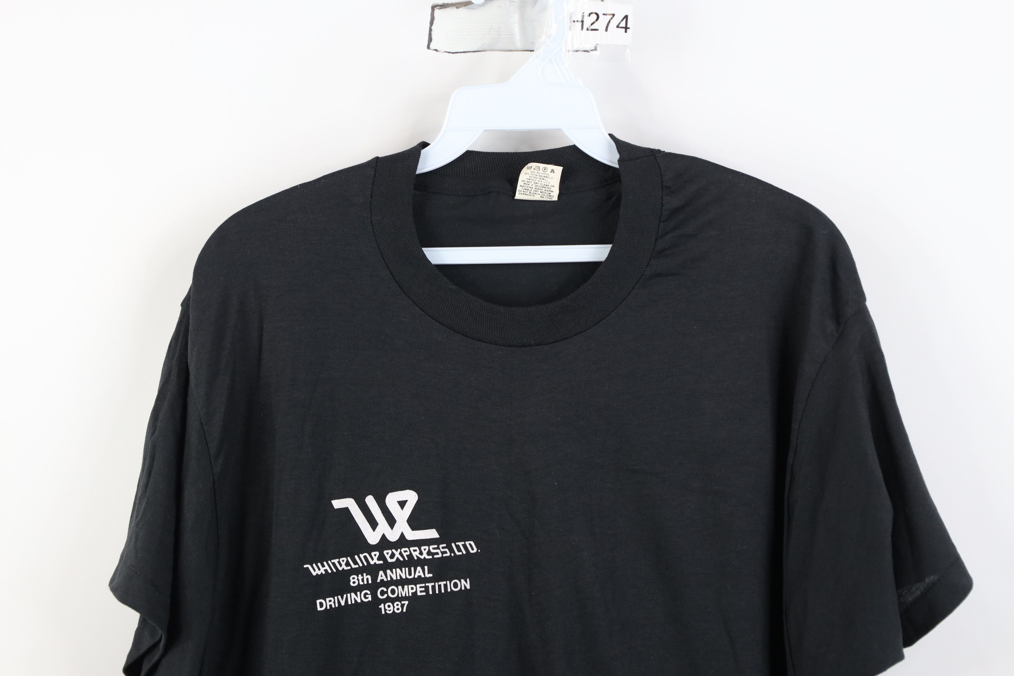 Vintage Vintage 80s Express Trucking Driving Competition T-Shirt USA Size US XL / EU 56 / 4 - 2 Thumbnail