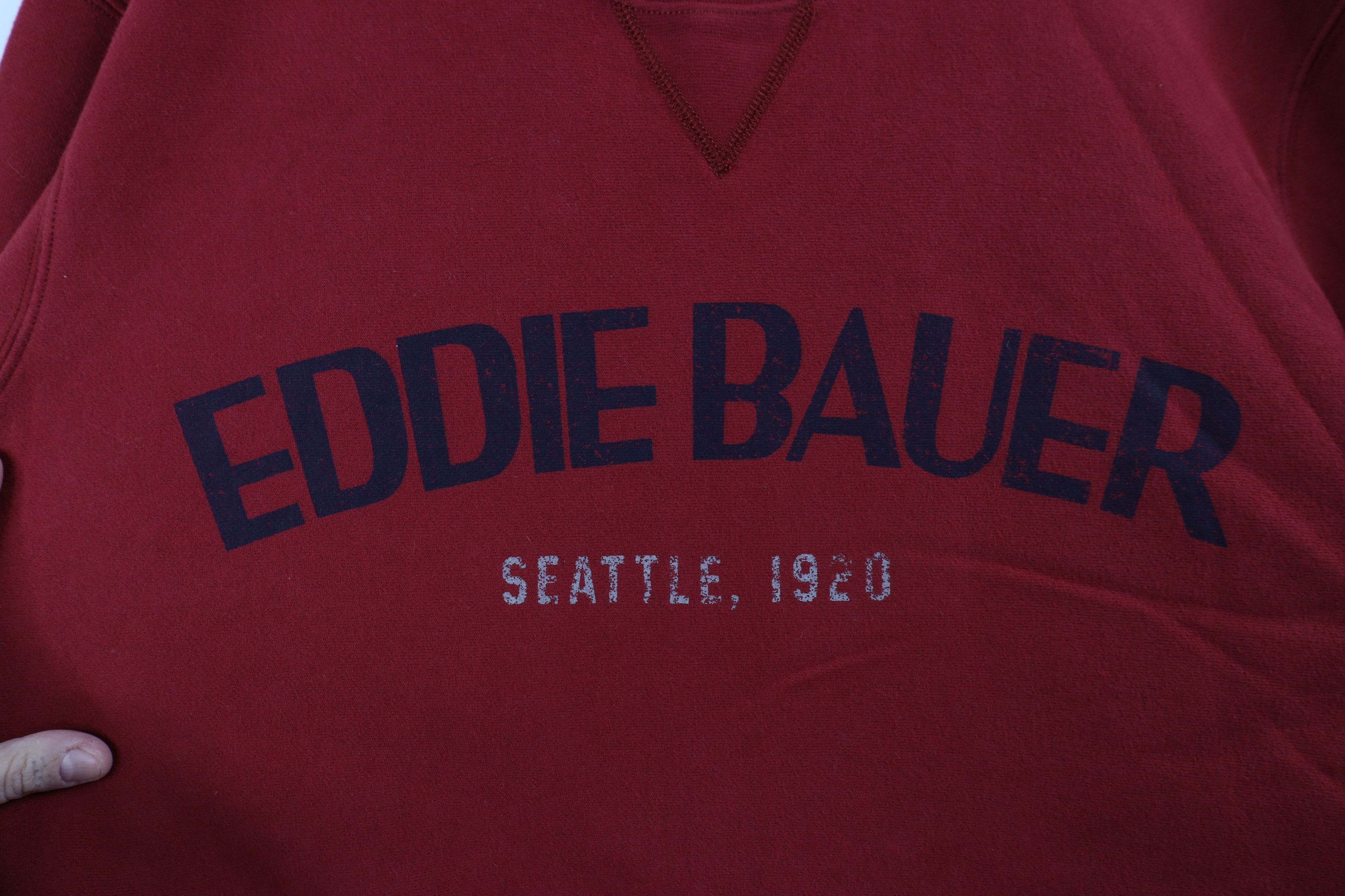 Eddie Bauer × Vintage Vintage Eddie Bauer Letter Spell Out Crewneck Sweatshirt Size US XL / EU 56 / 4 - 4 Thumbnail