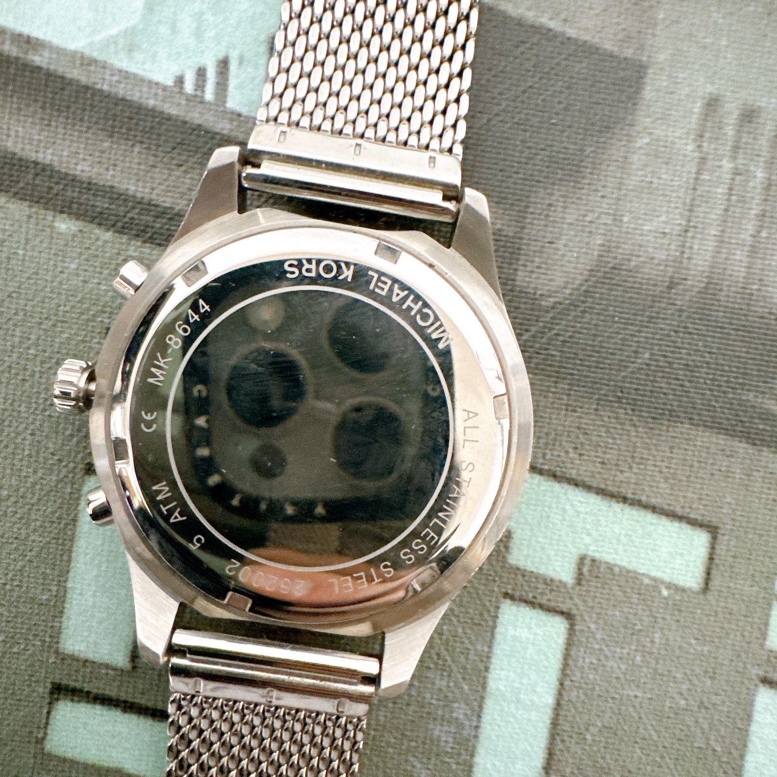 Michael Kors Michael Kors MK8644 Merrick Silver-Tone Mesh Watch Size ONE SIZE - 5 Thumbnail