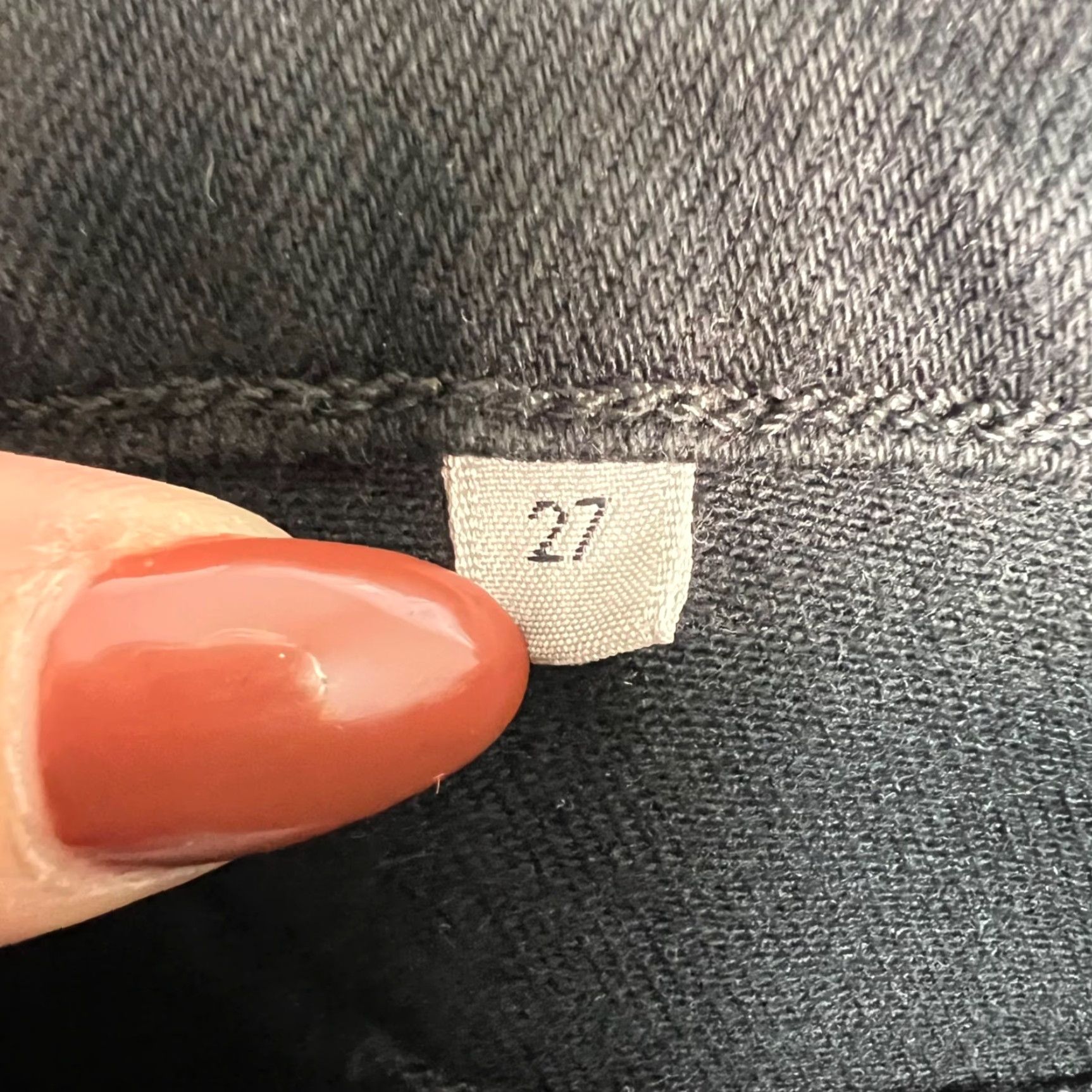 Vintage VINTAGE Wilfred x Citizens Of Humanity Womens 27 Nala Super High Rise Slim Jeans Black Size 27" / US 4 / IT 40 - 4 Thumbnail