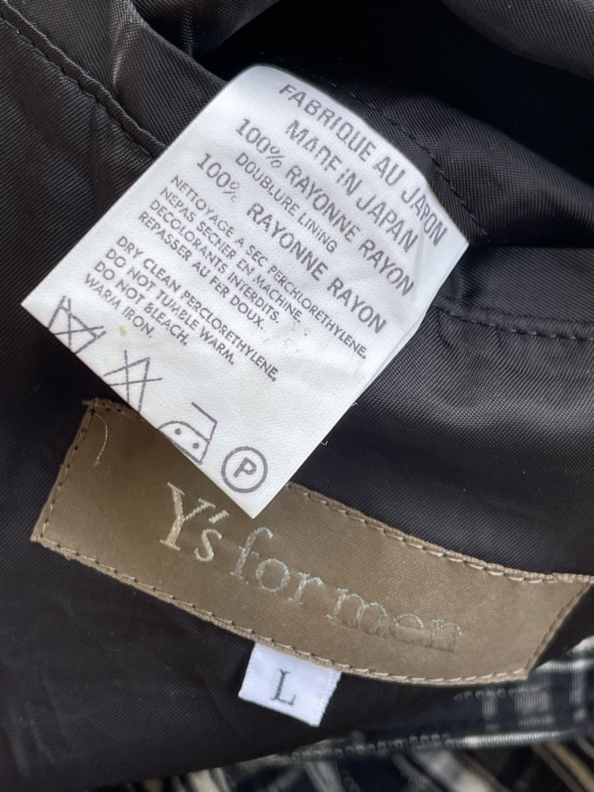 Y's for Men Yohji Yamamoto Rayon Pleats Jacket Size US L / EU 52-54 / 3 - 6 Thumbnail