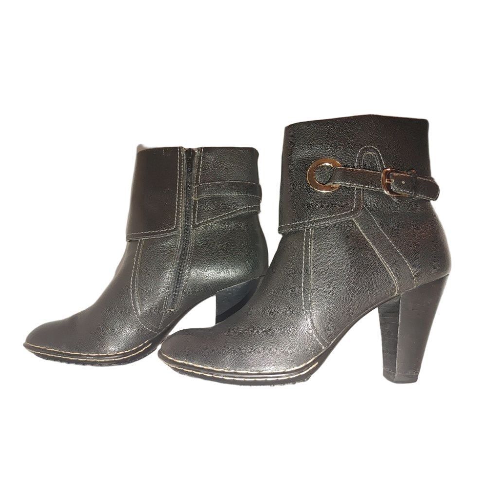Soffe Sofft Sollea Leather Booties Size 6.5M Size US 6.5 / IT 36.5 - 2 Thumbnail