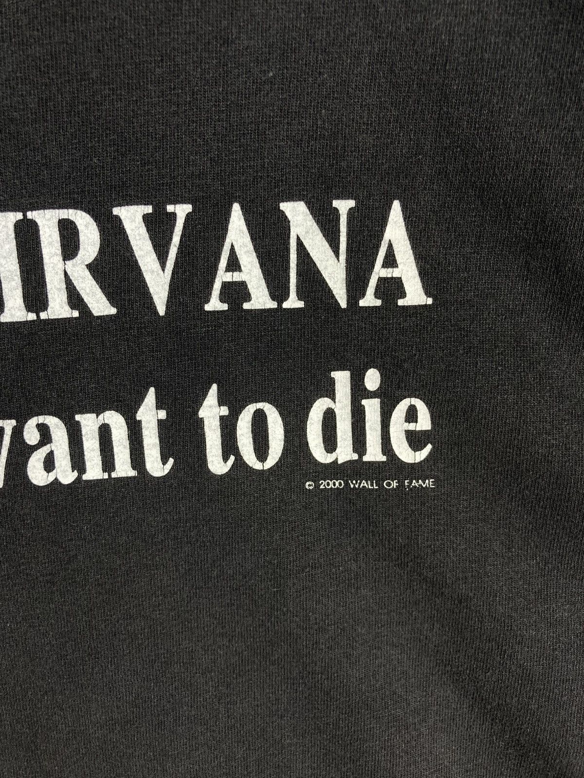Nirvana Vintage y2k 2000 Nirvana Kurt Cobain Quotes Grunge T-Shirt Size US M / EU 48-50 / 2 - 8 Thumbnail