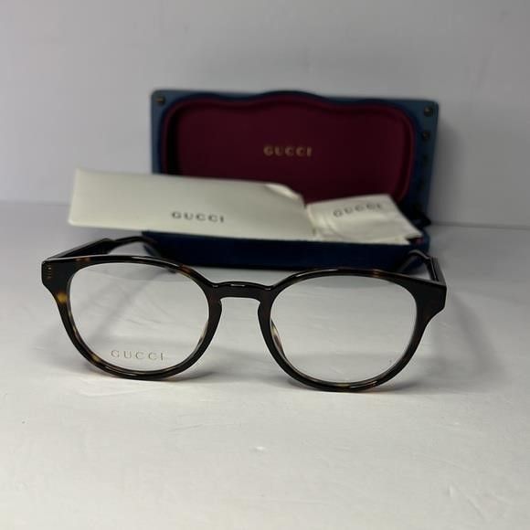 Gucci New Authentic GUCCI GG0827O 002 round Gucci optical comes in Size ONE SIZE - 4 Thumbnail