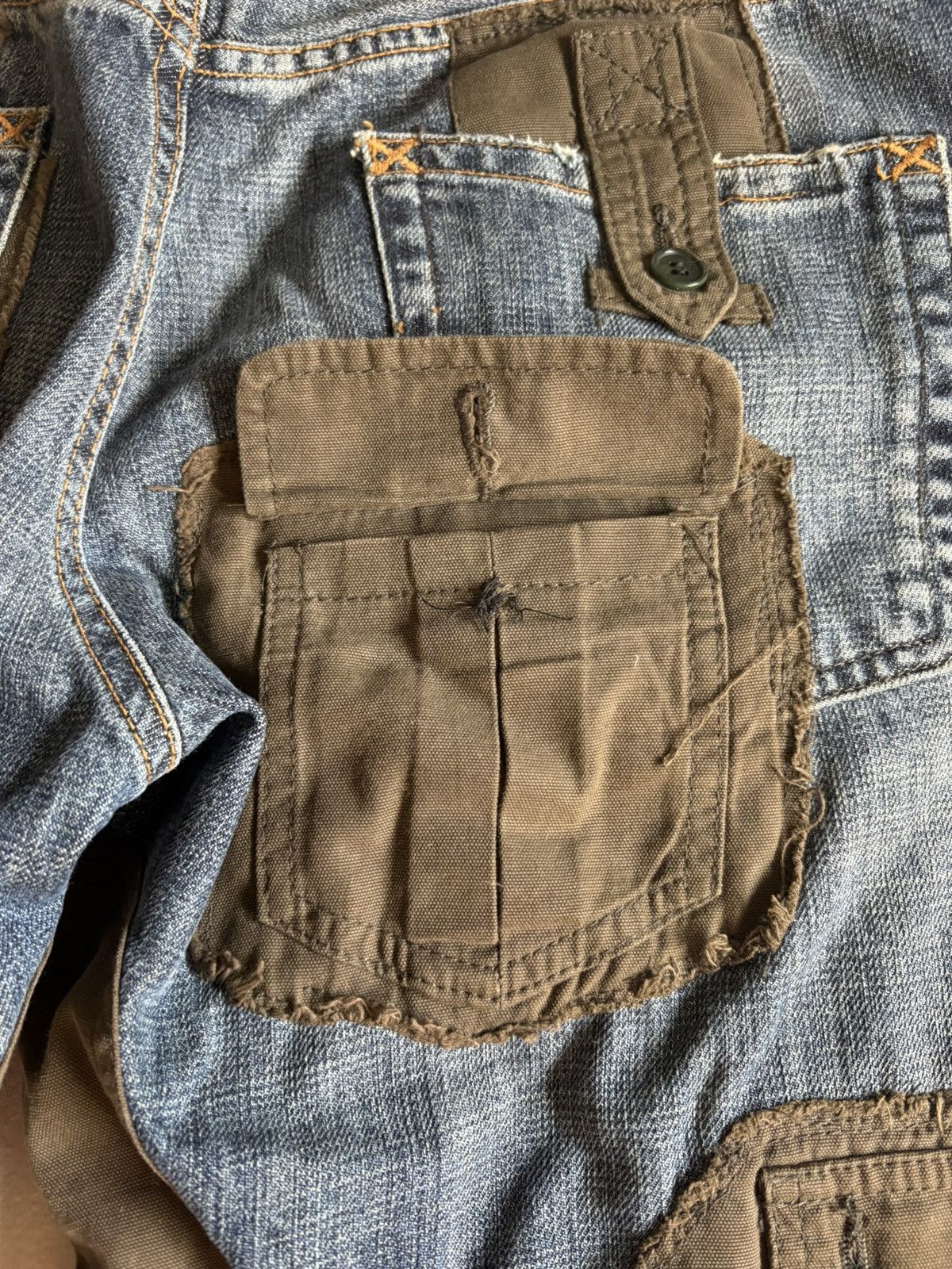 Dolce & Gabbana AW05 Hybrid Multipocket Cargo Denim Size US 30 / EU 46 - 11 Thumbnail