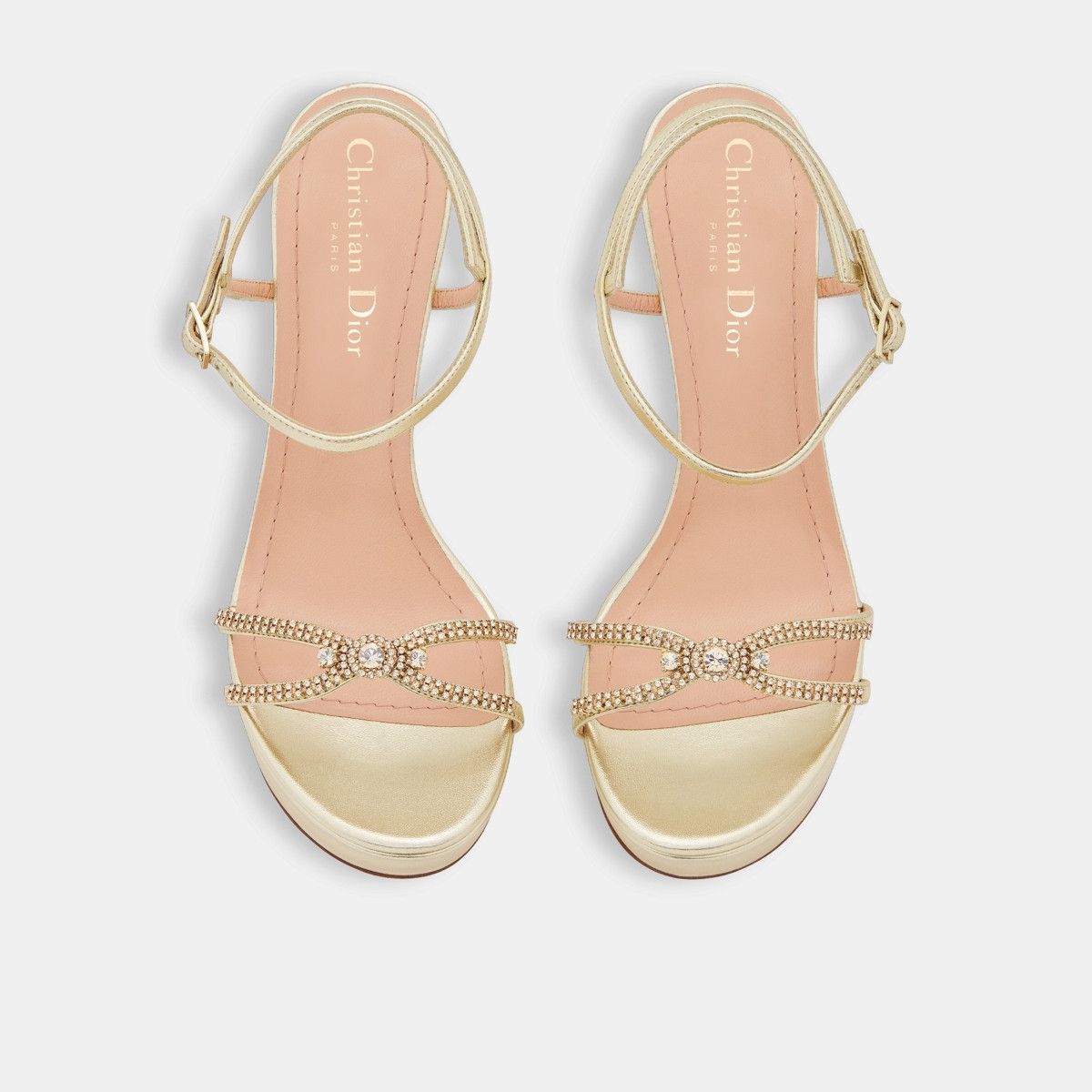 Dior o1bcso1str0226 Dior Sunset Heeled Sandal in Beige Size US 8 / IT 38 - 4 Thumbnail
