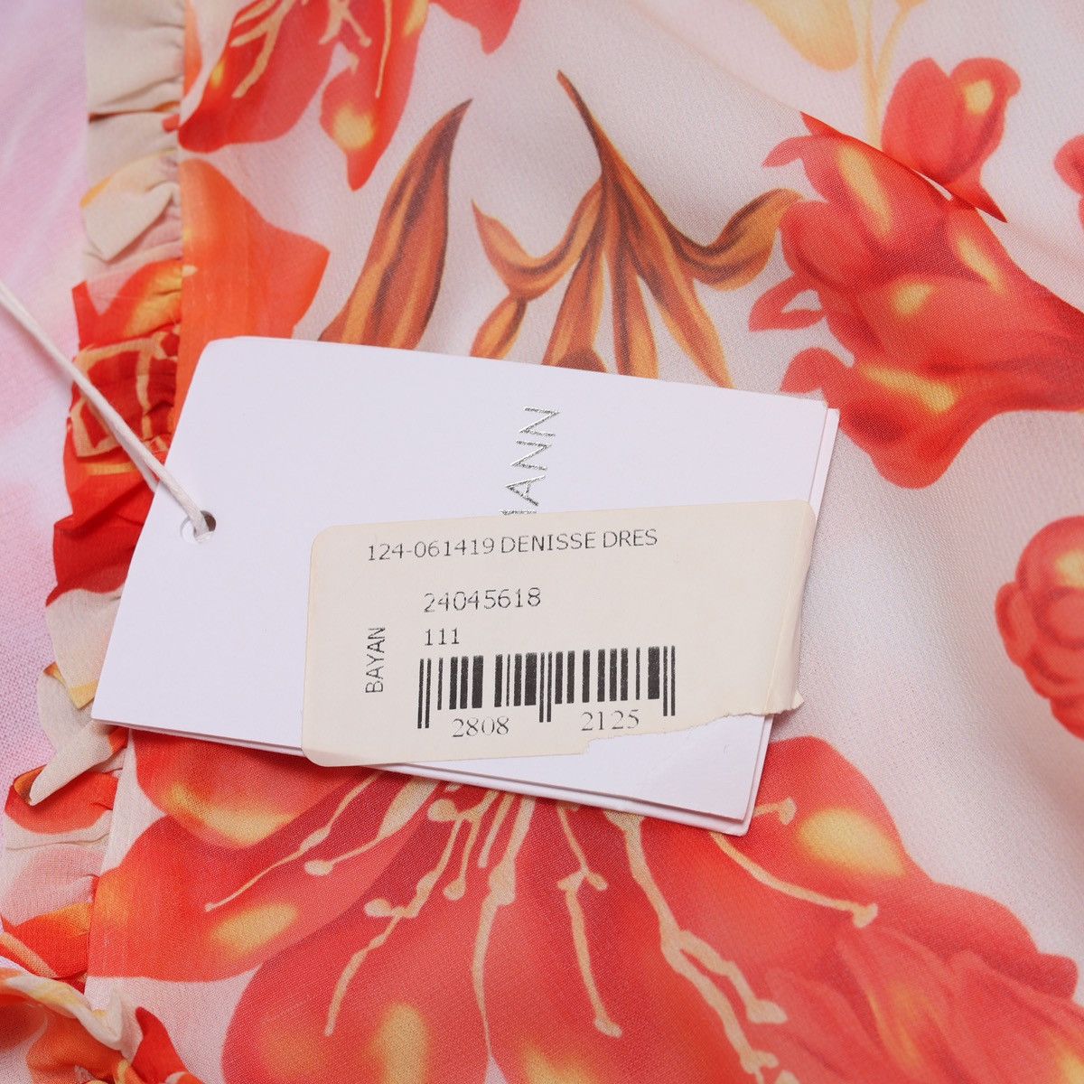 Zimmermann Zimmermann Silk Dress Denisse White Orange Flowers Printed Size XS / US 0-2 / IT 36-38 - 16 Thumbnail