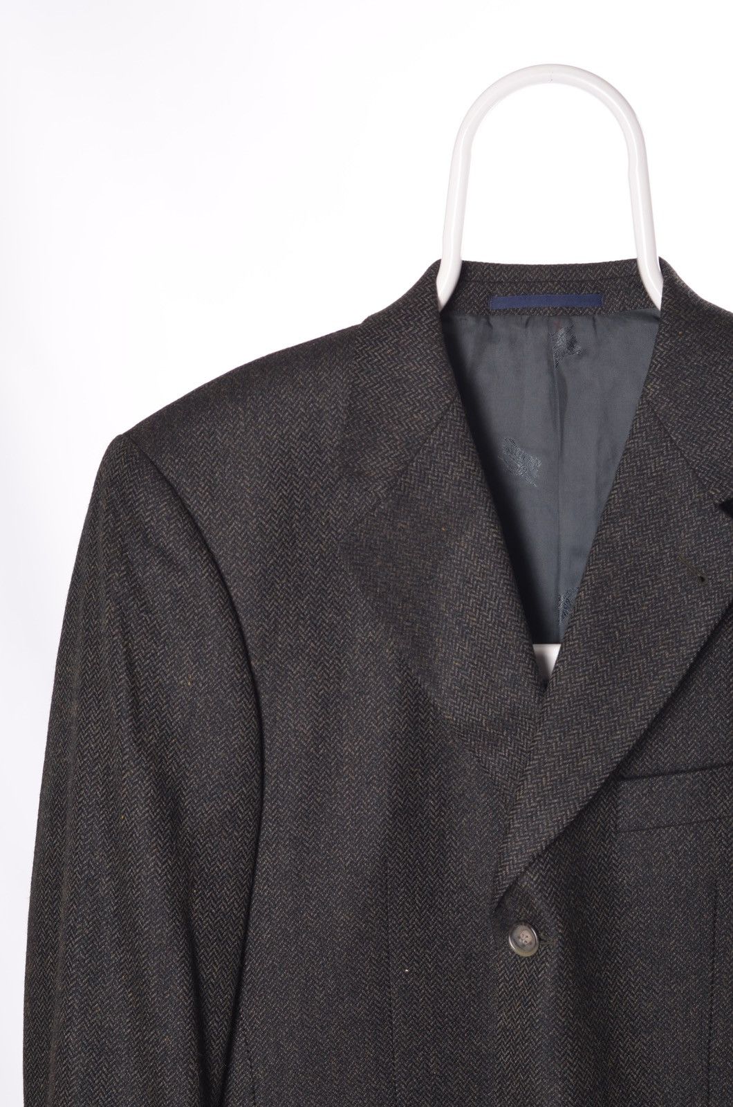 Burberry BURBERRY London Men's Wool Cashmere Tweed Blazer 50 size Size 50R - 2 Thumbnail