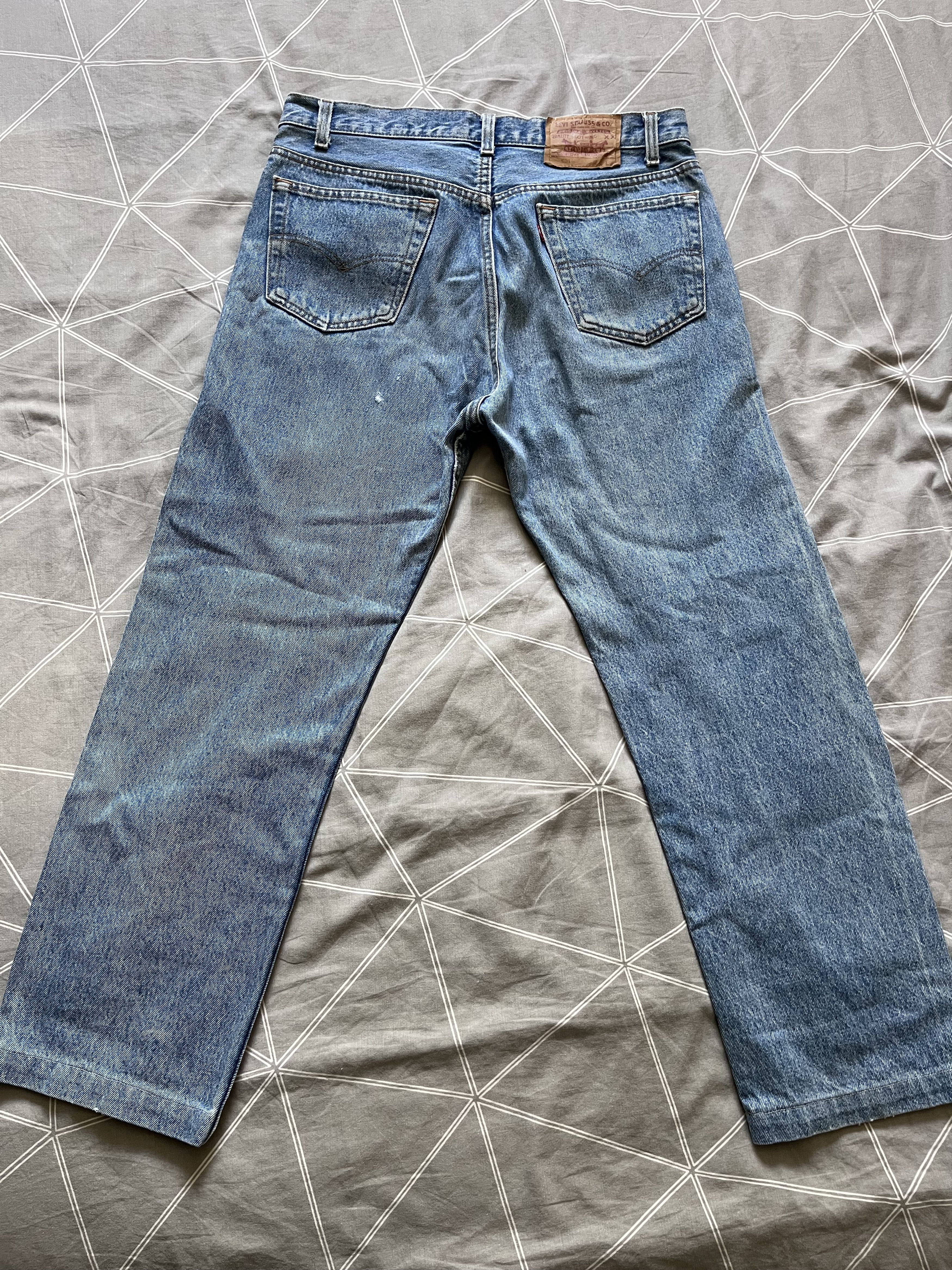 Levi's Levi’s 501 Men’s Jeans W34 L30 – Made in USA 1980s – Vintage Size US 34 / EU 50 - 2 Thumbnail