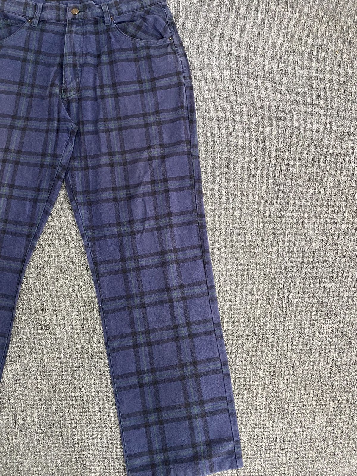 Japanese Brand BrthBreath Plaid Tartan Pant Size US 35 - 10 Thumbnail