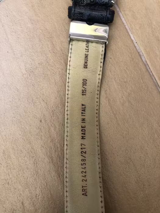 Genuine Leather Vintage Genuine Leather Buckle Belt Size ONE SIZE - 7 Thumbnail