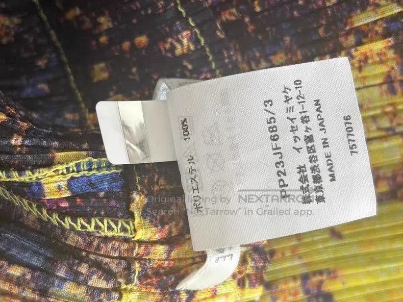 Issey Miyake Issey Miyake size:3 Starry Sky Straight-leg Pants Size 31" - 5 Thumbnail