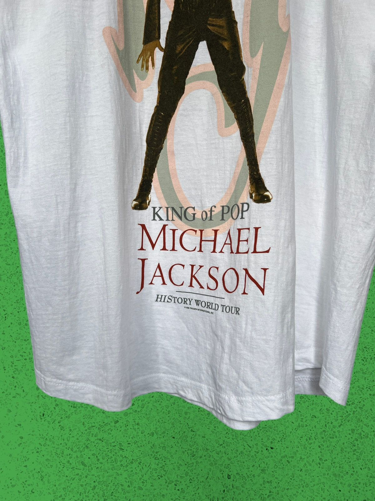 Band Tees Rare Vintage 90s Michael Jackson History Tour Tshirt Size US L / EU 52-54 / 3 - 3 Thumbnail