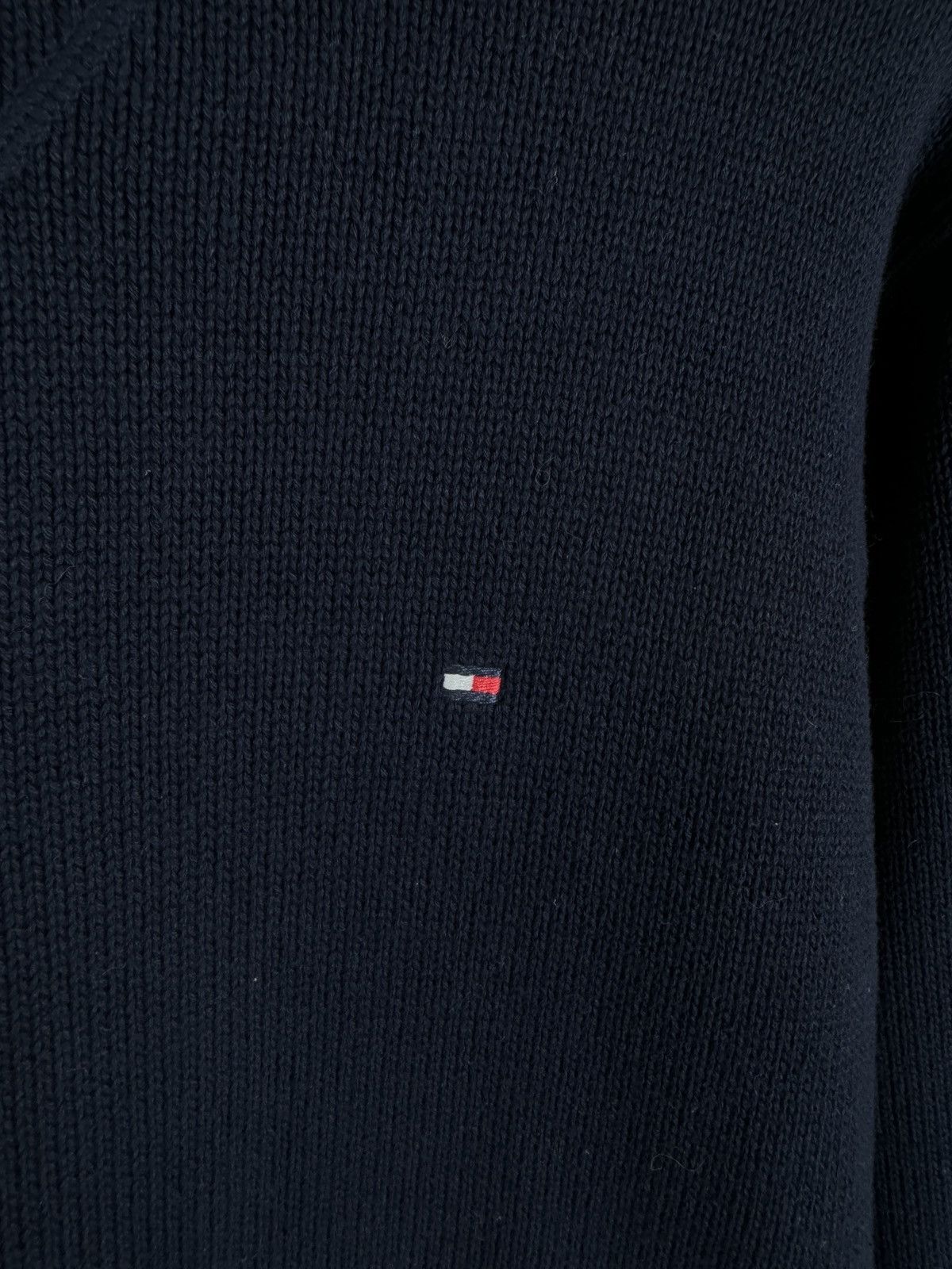 Tommy Hilfiger Tommy Hilfiger vintage blue knitted cotton sweatshirt Size US M / EU 48-50 / 2 - 5 Thumbnail