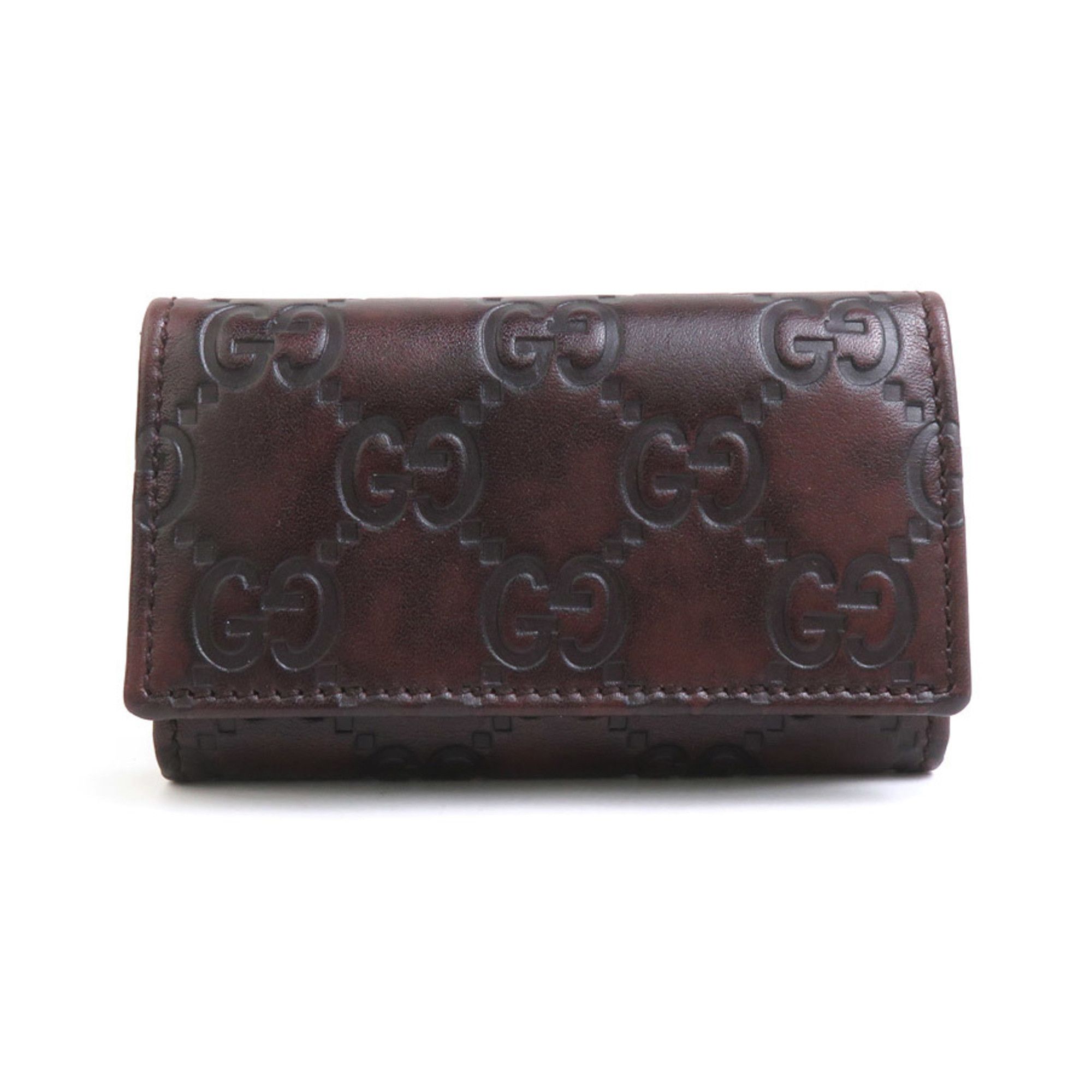 Gucci GUCCI key case leather brown men's women's 138093 h30803a Size ONE SIZE - 1 Thumbnail