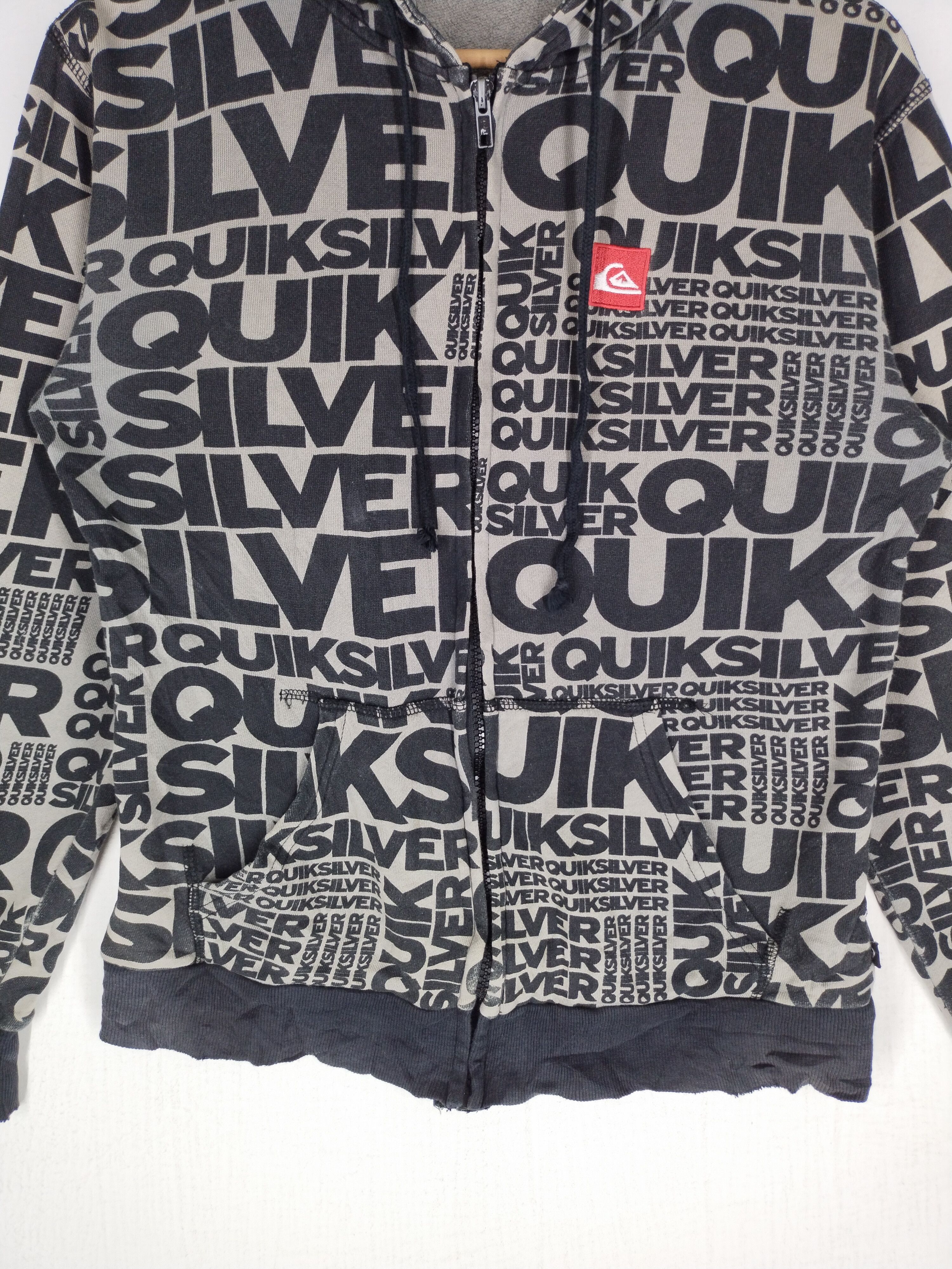 Quiksilver × Vintage Quiksilver All Over Print Hoodie Sweatshirt Size S Size US S / EU 44-46 / 1 - 3 Thumbnail