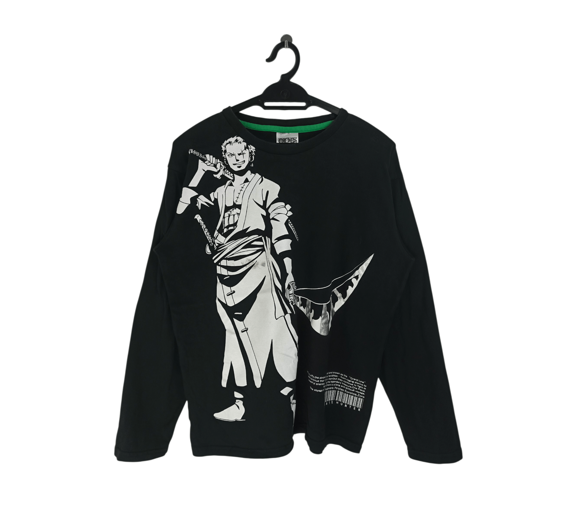Anime VINTAGE ONE PIECE RORONOA ZORO PIRATE HUNTER VERY RARE Size US M / EU 48-50 / 2 - 1 Thumbnail