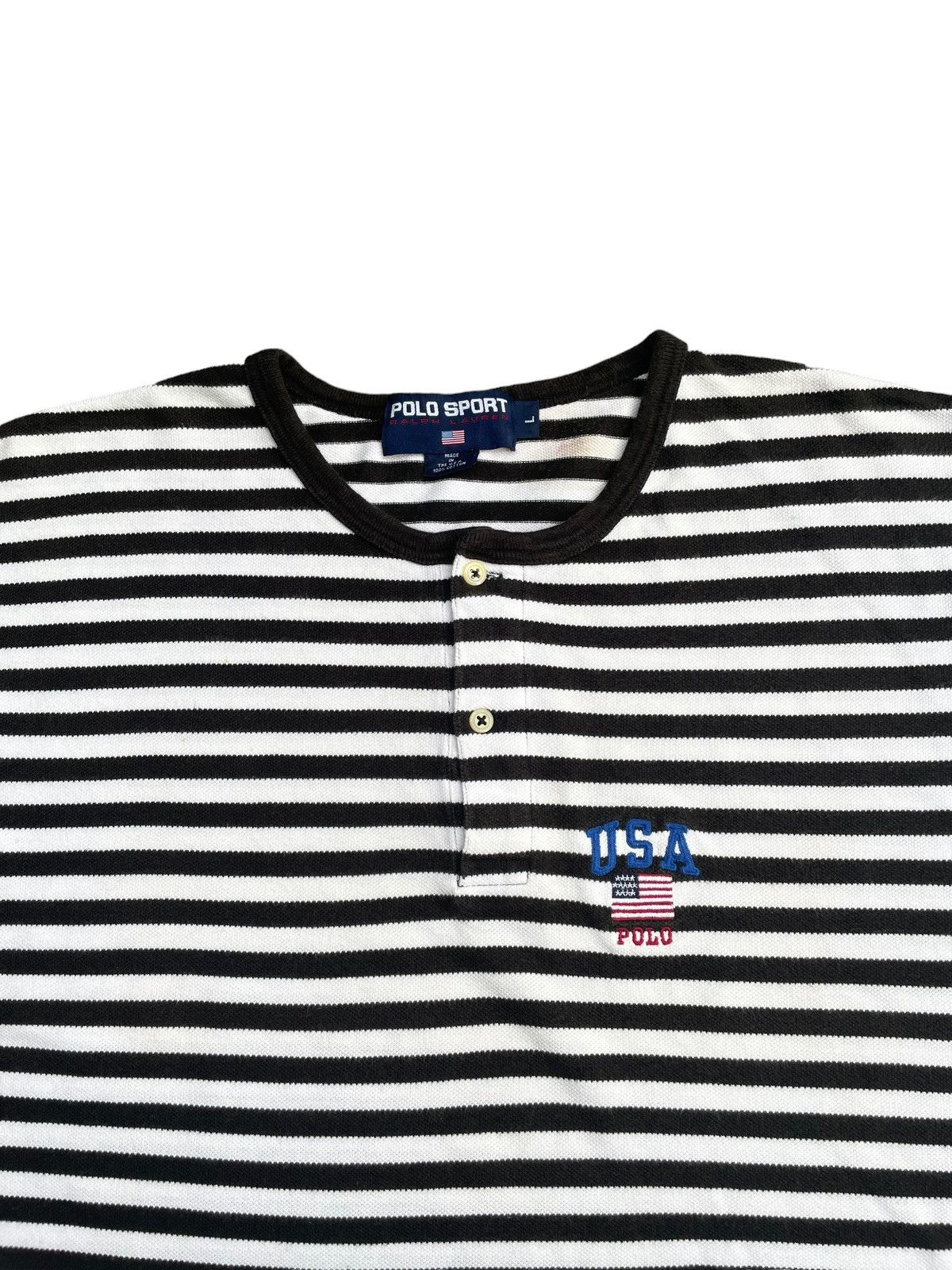 Polo Ralph Lauren Vintage Polo Sport Ralph Lauren Tshirt Size US XL / EU 56 / 4 - 3 Thumbnail