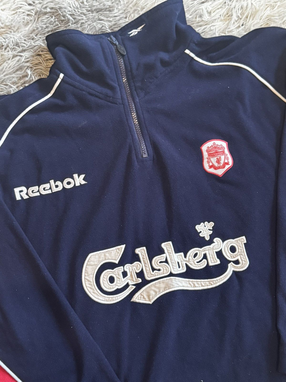 Reebok Liverpool FC Carlsberg Top – Reebok (L) Size US L / EU 52-54 / 3 - 2 Thumbnail