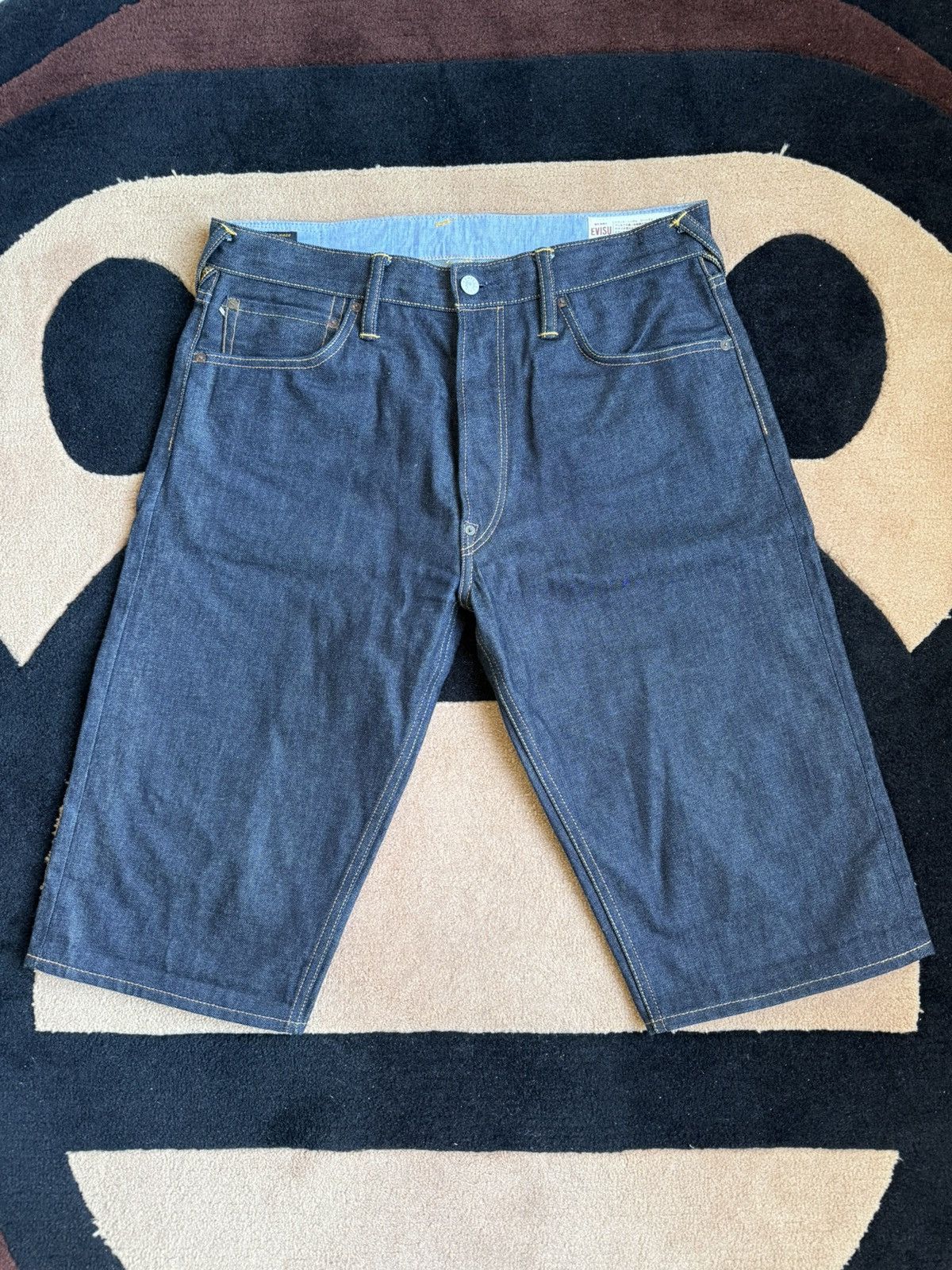 Evisu evisu tiger daicock style denim shorts size：33 Size US 33 - 2 Thumbnail