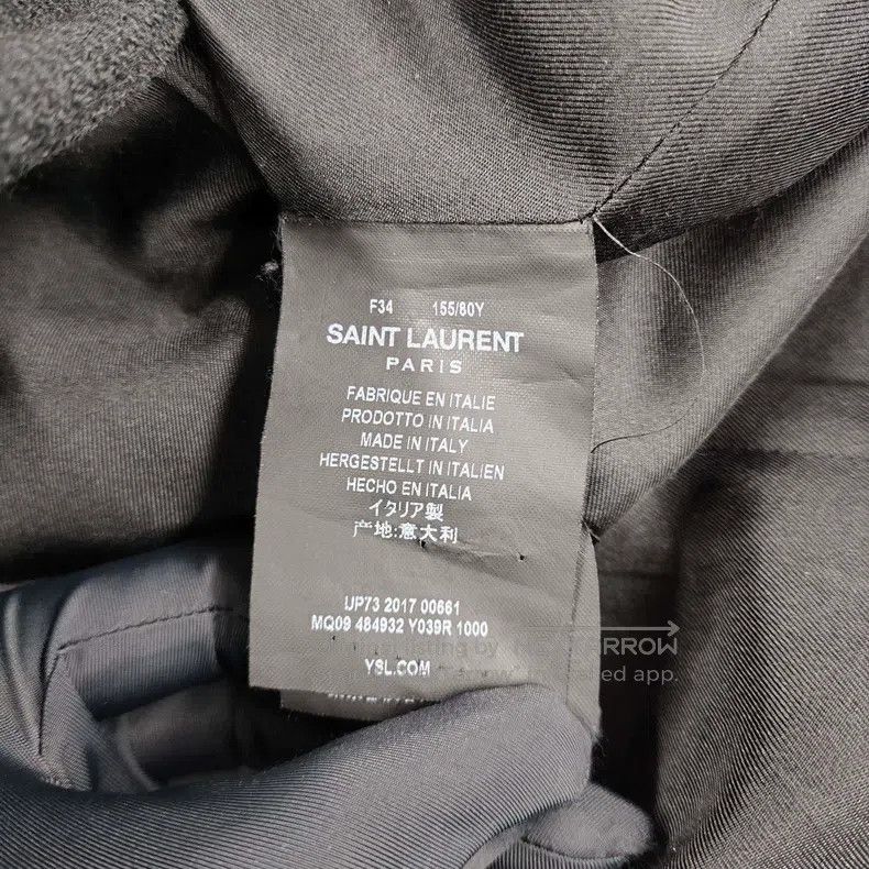Saint Laurent Paris Saint Laurent Paris Court style gold button long coat Size XXS / US 00 / IT 34 - 4 Thumbnail