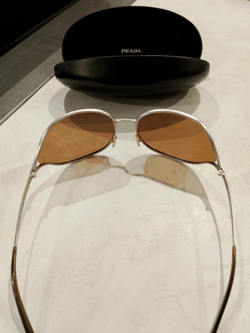 Miu Miu PRADA Sunglasses Flame Star Mask Fire Chrome Silver Size ONE SIZE - 6 Thumbnail