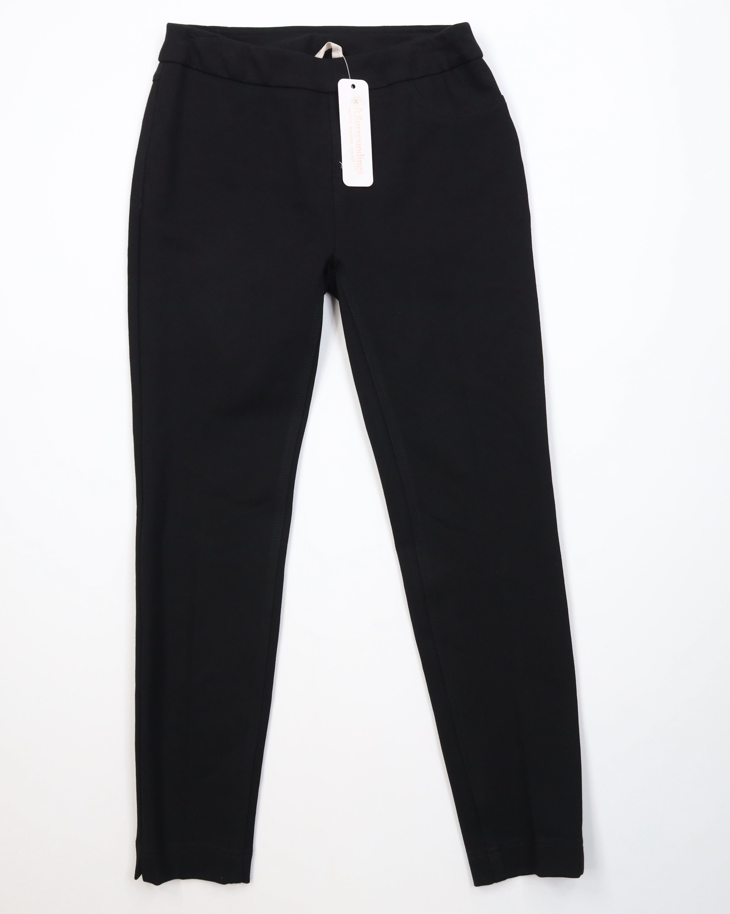 Soft Surroundings New Soft Surroundings Super Sleek Leggings Black Size 25" / US 0 / IT 36 - 1 Thumbnail