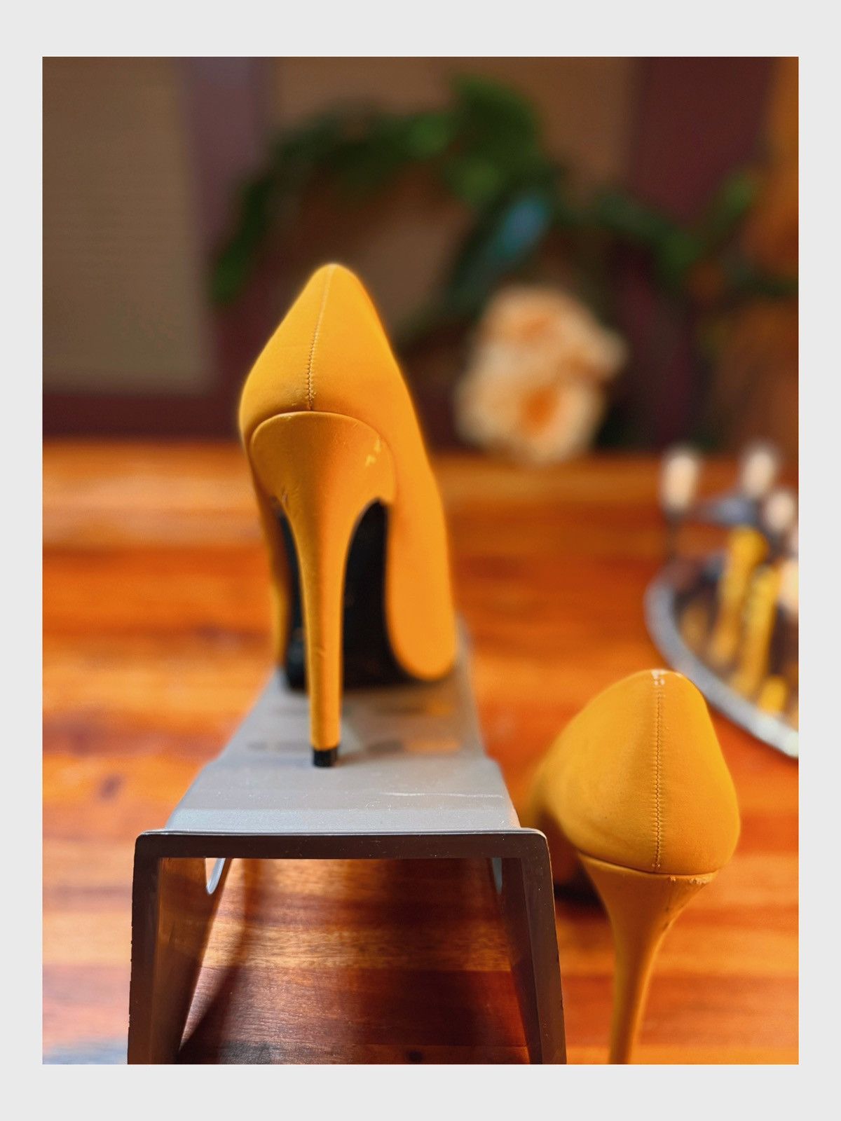 Other Chic Mustard Yellow Stiletto Heels Size US 6 / IT 36 - 5 Thumbnail
