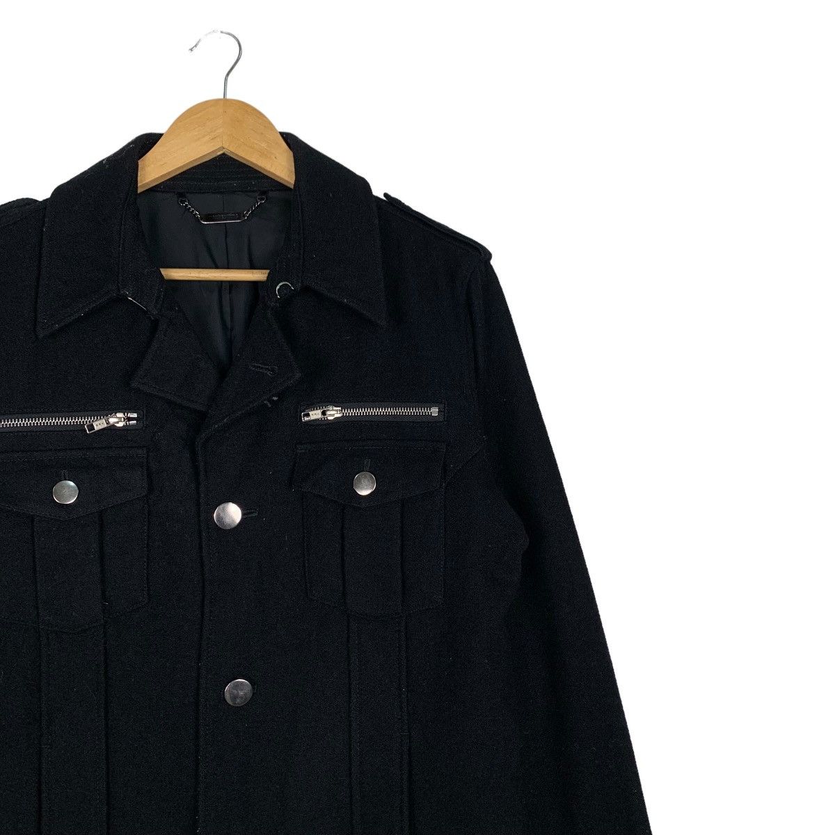 monkey time MONKEY TIME United Arrows Black Wool Jacket #0997-C44 Size US M / EU 48-50 / 2 - 5 Thumbnail