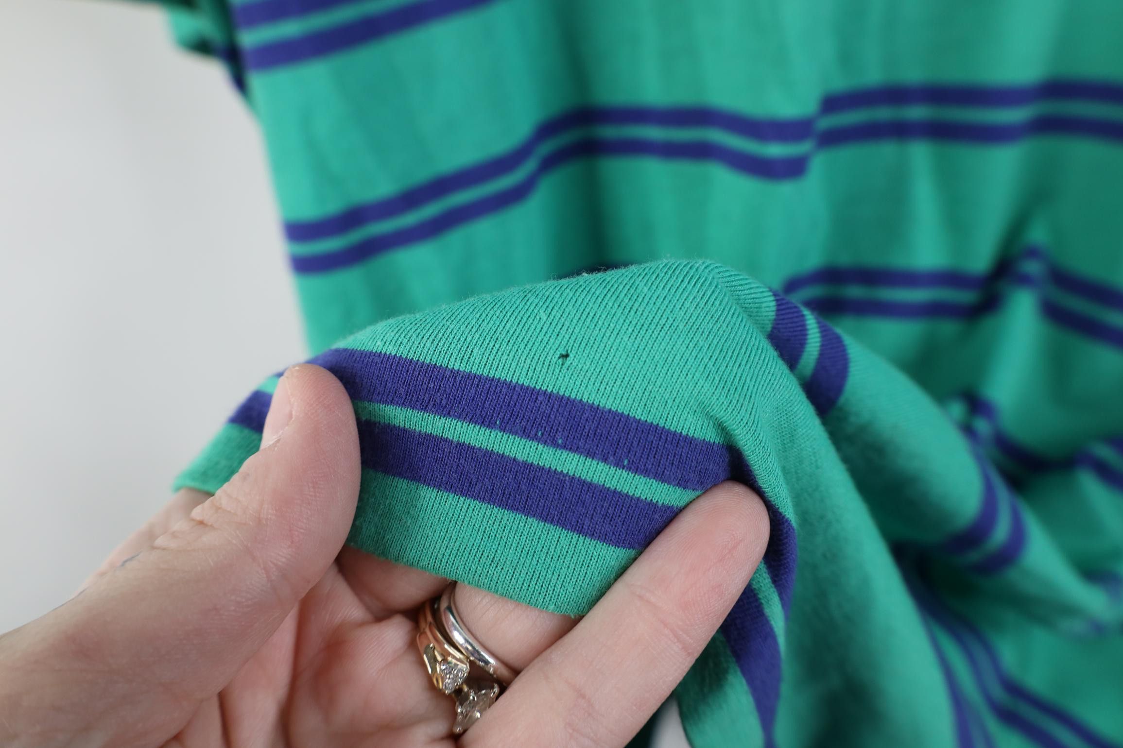 Vintage Vintage 90s Streetwear Block Knit Golf Polo Shirt Pocket Size US XL / EU 56 / 4 - 8 Thumbnail