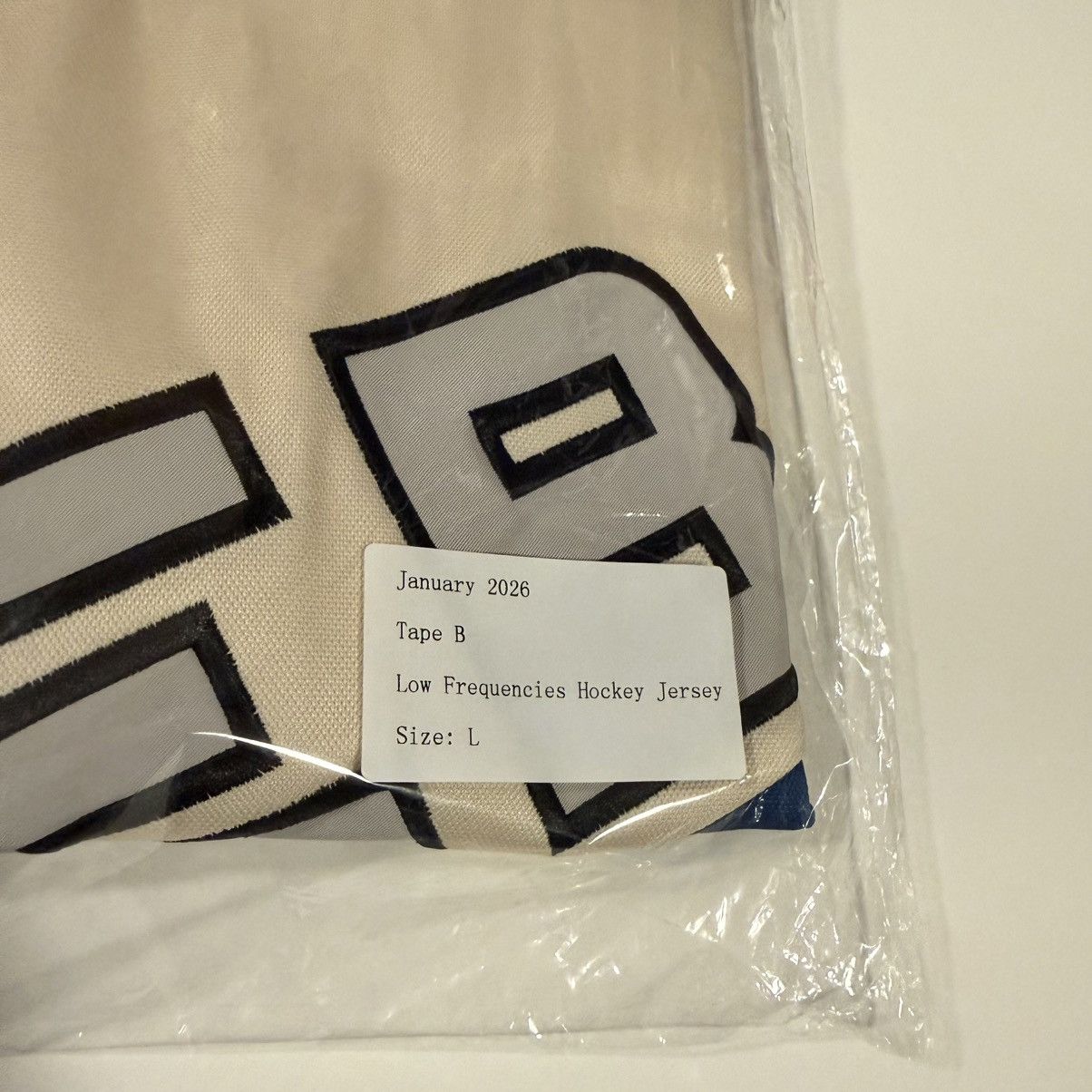 Other TAPE B LOW FREQUENCIES HOCKEY JERSEY *BRAND NEW LARGE* Size US L / EU 52-54 / 3 - 5 Thumbnail