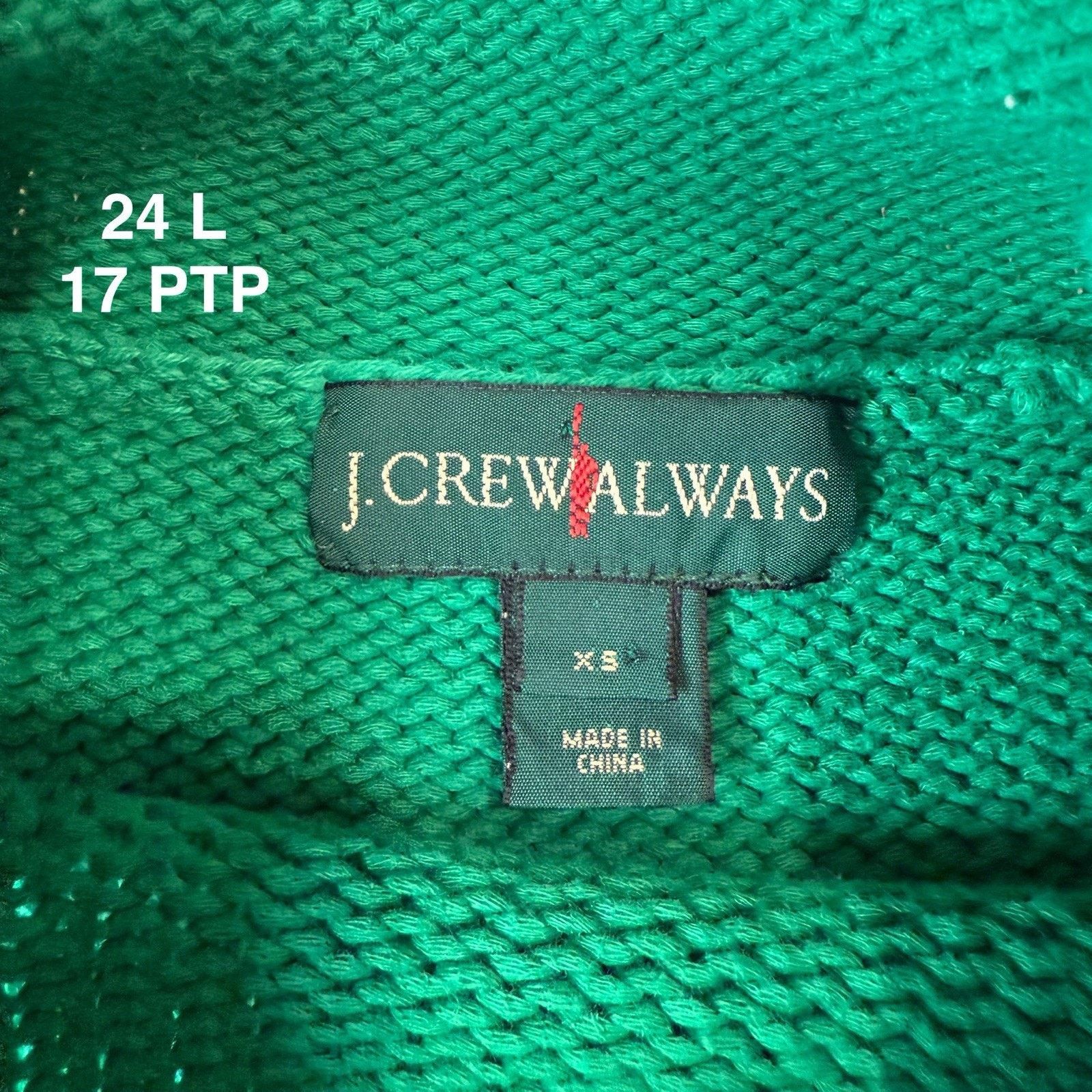 J.Crew J Crew Rollneck Sweater Women's XS Green Oarsman Minimalist Size XS / US 0-2 / IT 36-38 - 6 Thumbnail