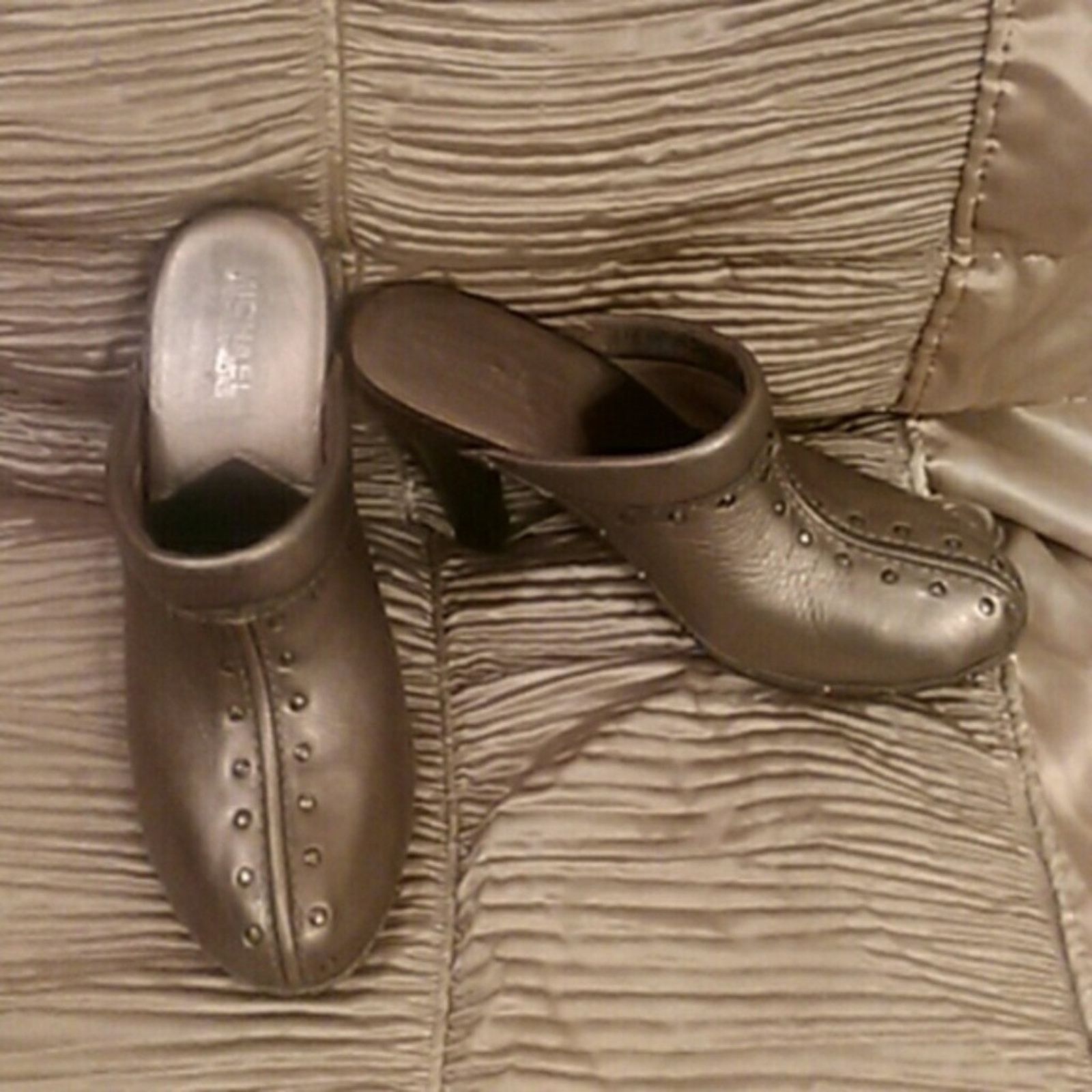 Michael Kors Y2K Vintage Michael Kors Leather Astor Clogs Size US 6.5 / IT 36.5 - 1 Thumbnail