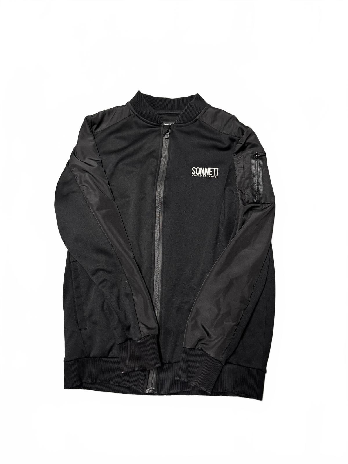 Sonneti Sonneti Black Bomber Jacket for Teens 13-15 Years Size ONE SIZE - 2 Thumbnail