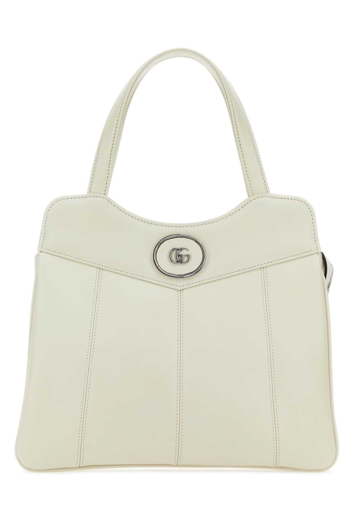 Gucci Chalk Leather Small Petite Gg Handbag Size ONE SIZE - 1 Thumbnail