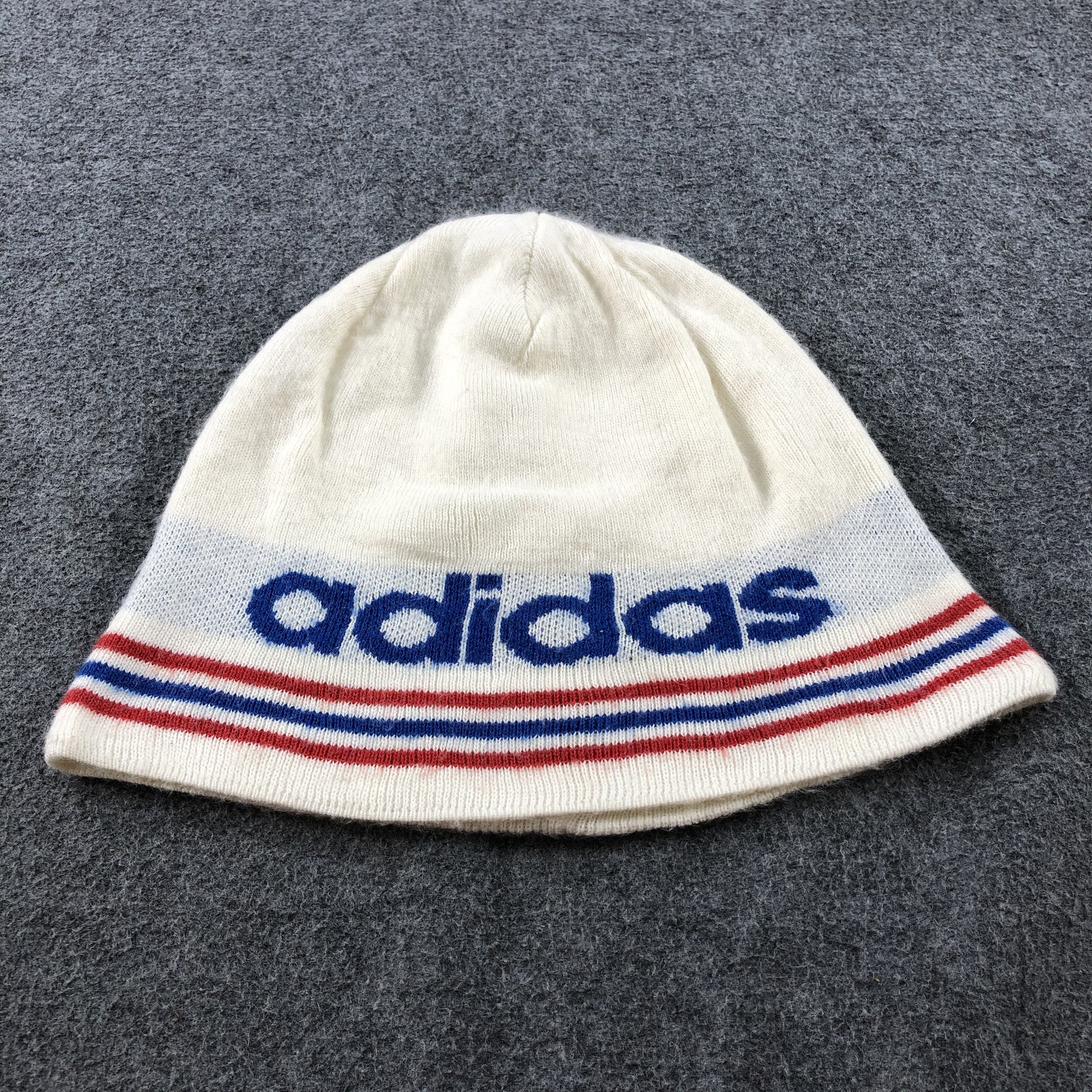 Vintage Adidas Slouchy Beanie Snowcap Snow Hat B467 Size ONE SIZE - 3 Thumbnail
