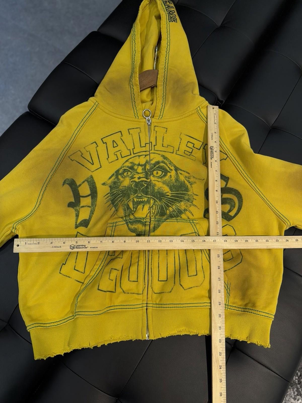 Vale Medium - Vale Zip Up Brazil Hoodie Authentic Valley Yellow Size US M / EU 48-50 / 2 - 8 Thumbnail