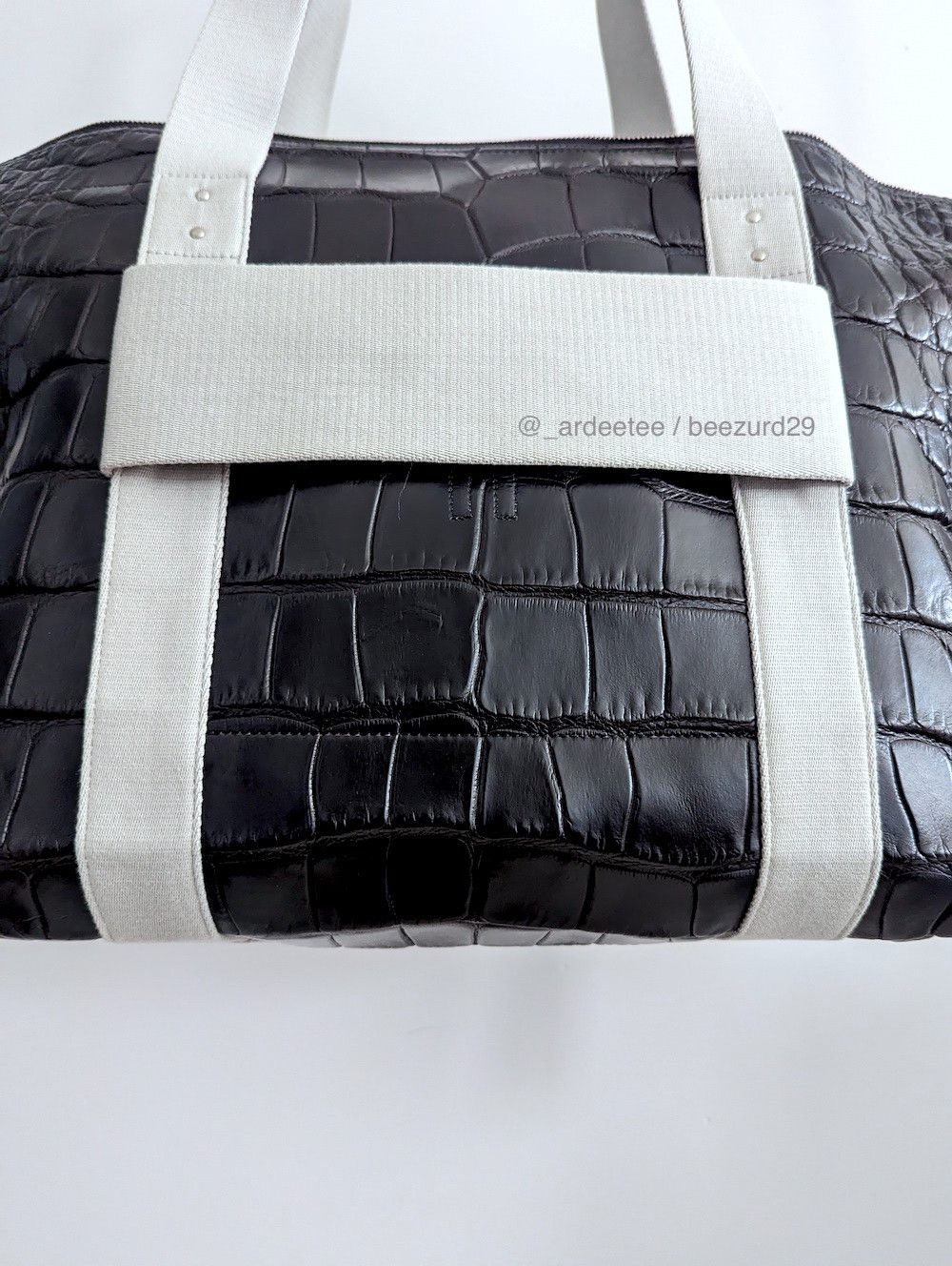 Rick Owens 💥$50K CROCODILE JUMBO SCALE TROLLEY TOTE BAG Size ONE SIZE - 9 Thumbnail